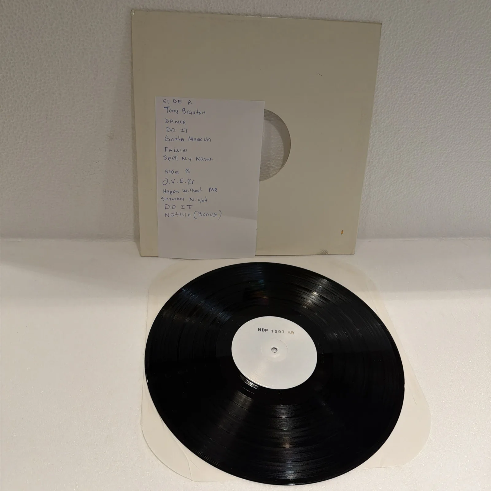 Toni Braxton vinyl test pressing Dance , Do It, Gotta Move On , Falling,, image 5