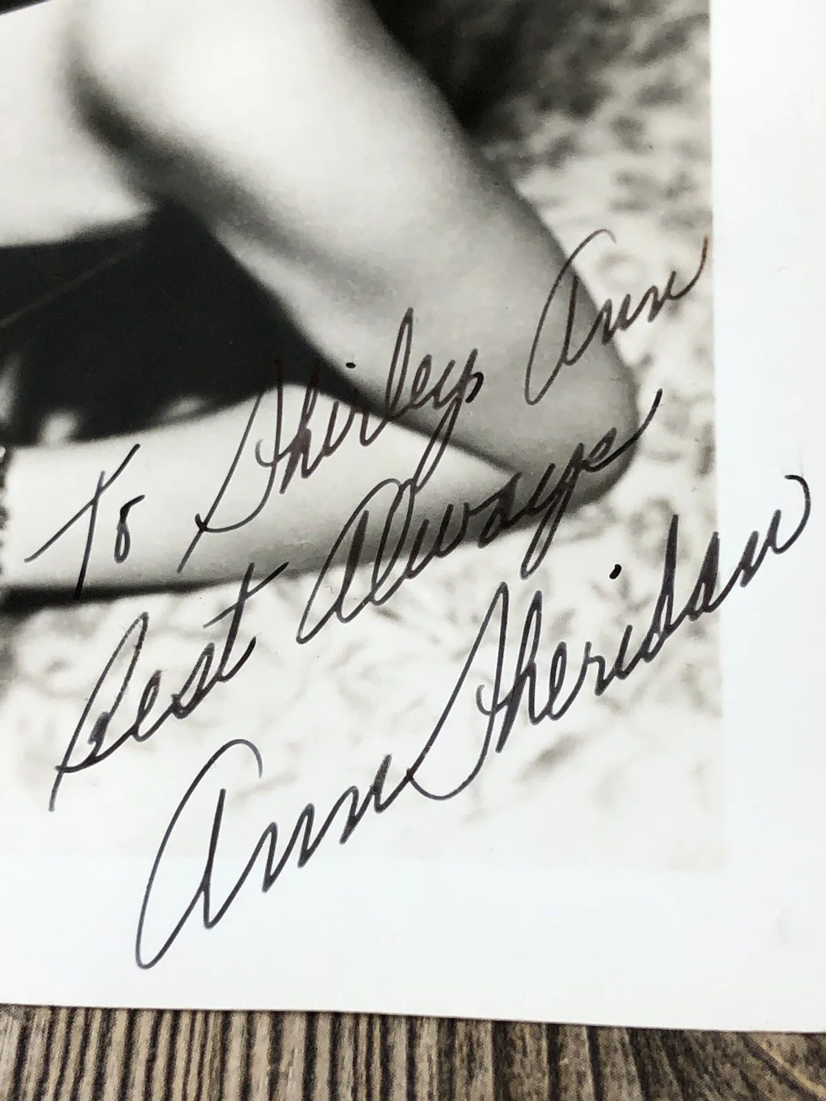 Vintage Ann Sheridan Hollywood Publicity Autographed Signed Photo Print, image 4