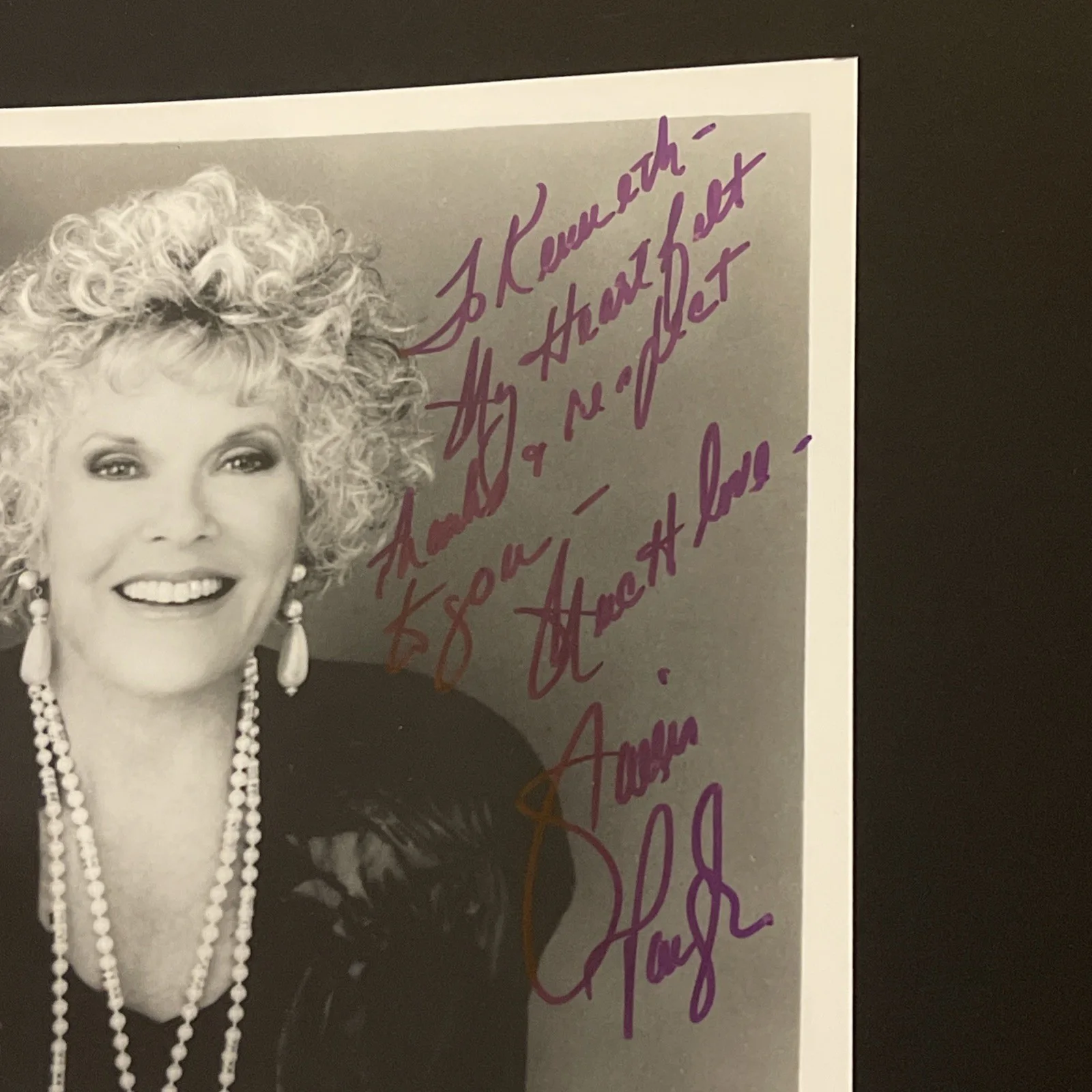 JANIS PAIGE Golden Age Of Hollywood: Hand Signed Celebrity Photo 8 x 10” / KSK, изображение 2