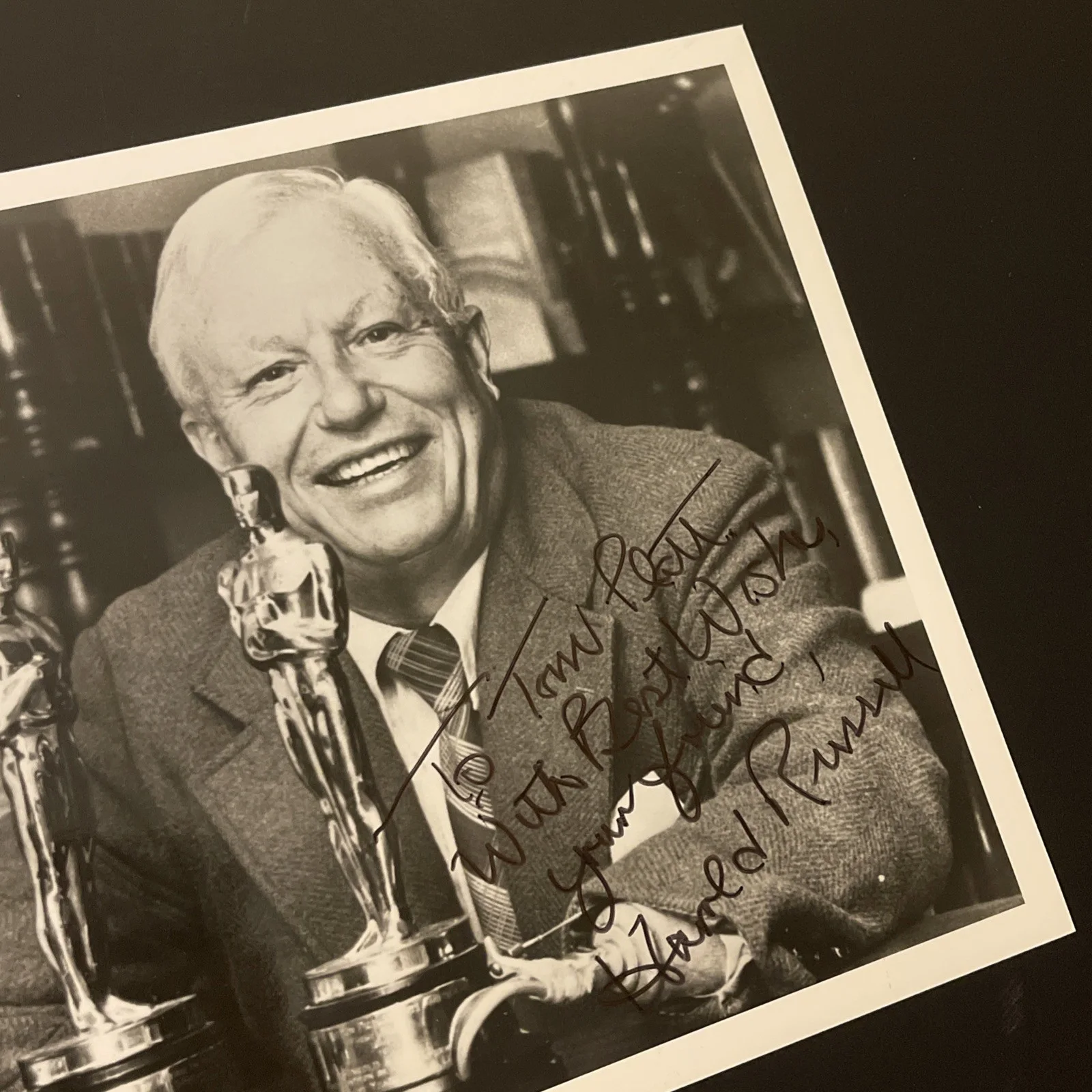 HAROLD RUSSELL: Hand Signed Celebrity Photo 8 x 10” / KSK, изображение 4