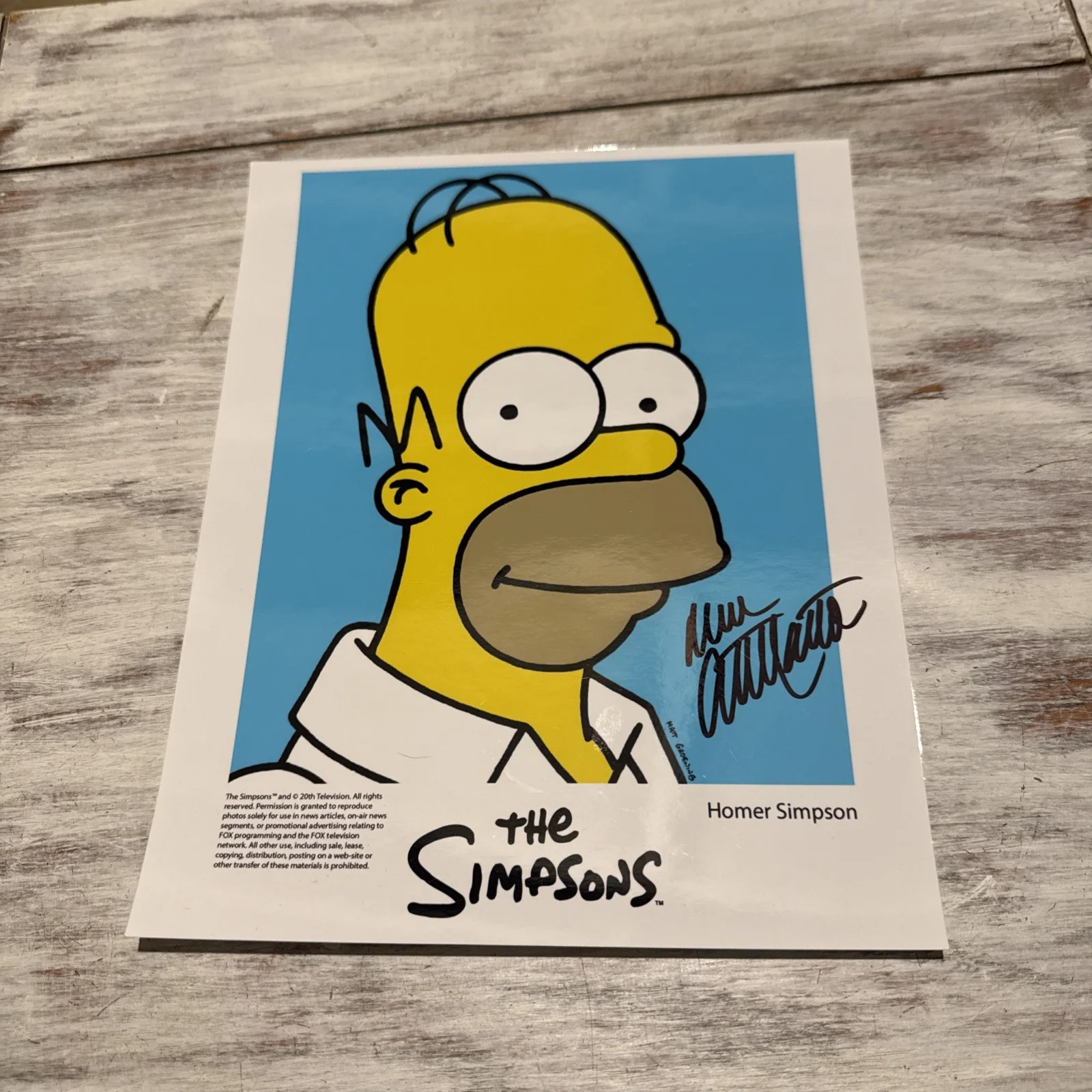 Dan Castellaneta — Dan Castellaneta autograph 8x10 photo Authentic HOMER SIMPSON Signed