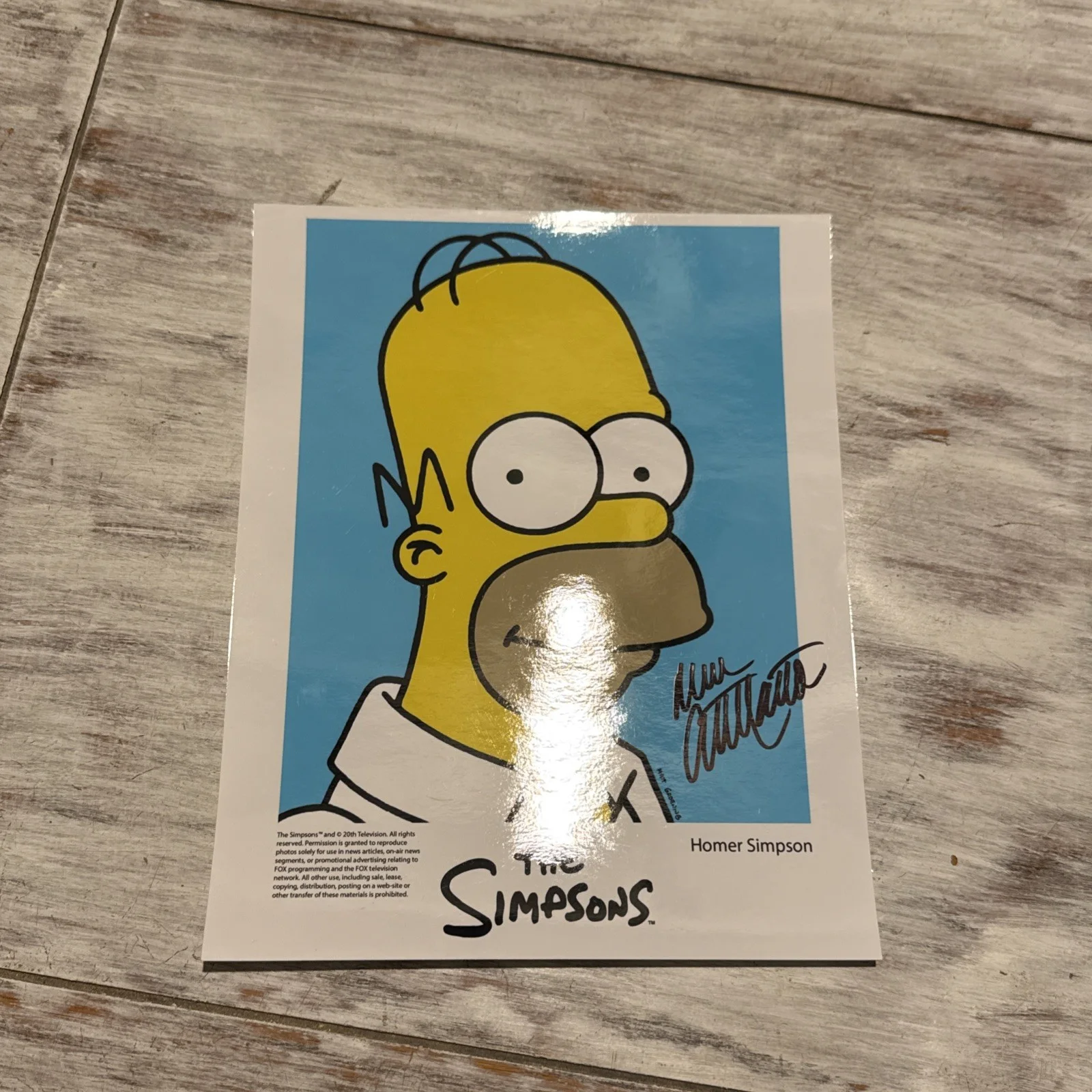 Dan Castellaneta — Dan Castellaneta autograph 8x10 photo Authentic HOMER SIMPSON Signed, image 3