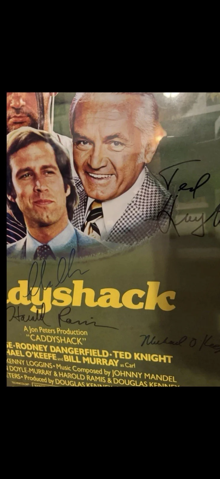 Signed Caddyshack Poster-7 Signatures, изображение 4