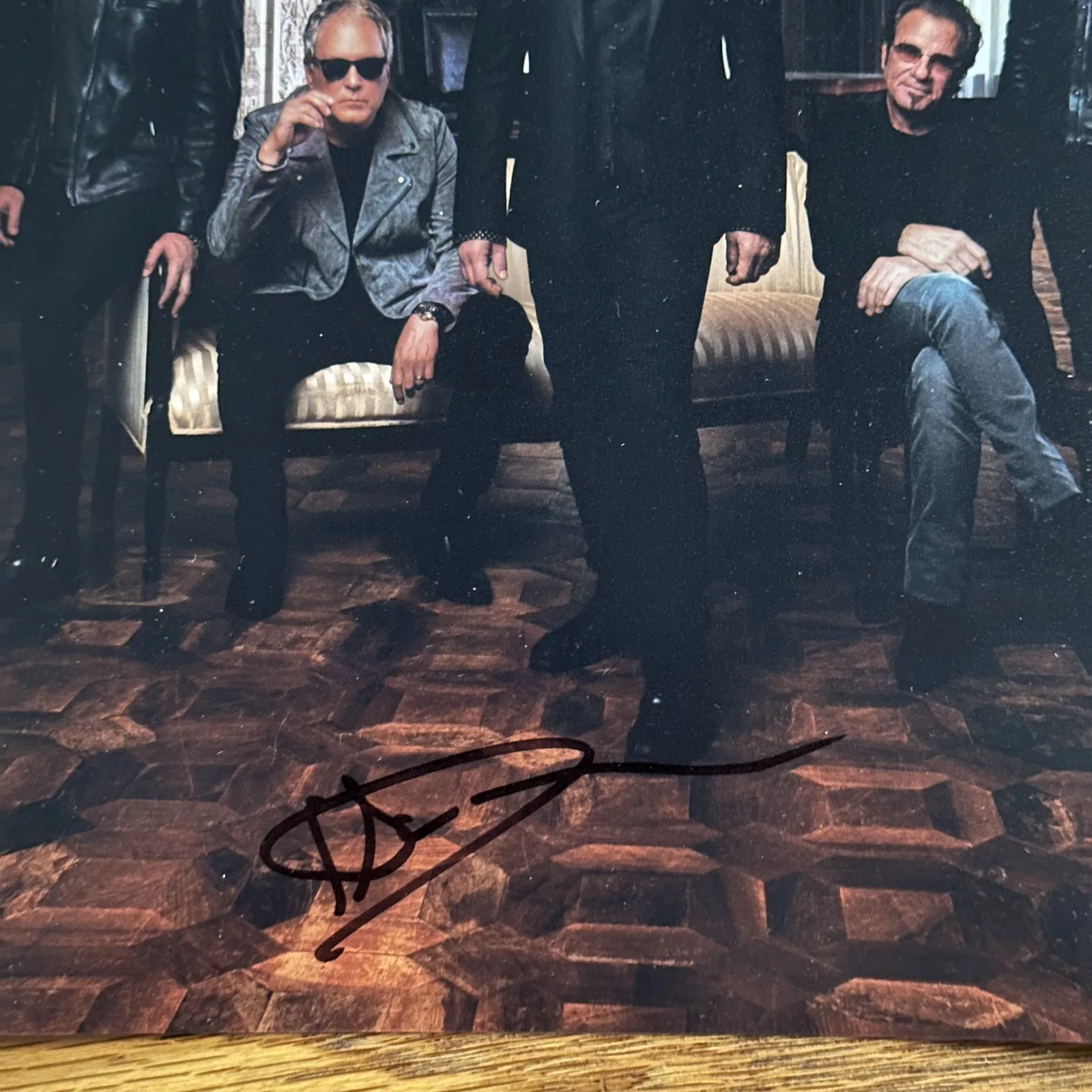 Hugh McDonald Signed 8x10 Photo Jon Bon Jovi, Alice Cooper Bassist Autograph, изображение 2