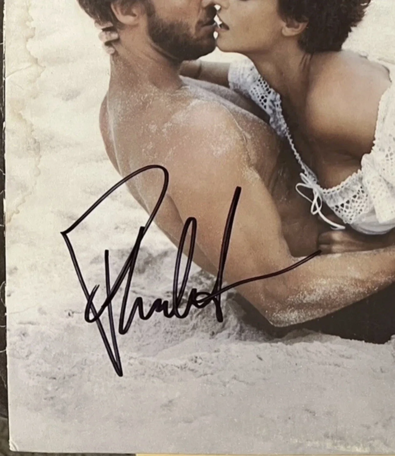 Phil Collins Hand Signed "Against All Odds" Soundtrack With COA Album Autograph, изображение 2