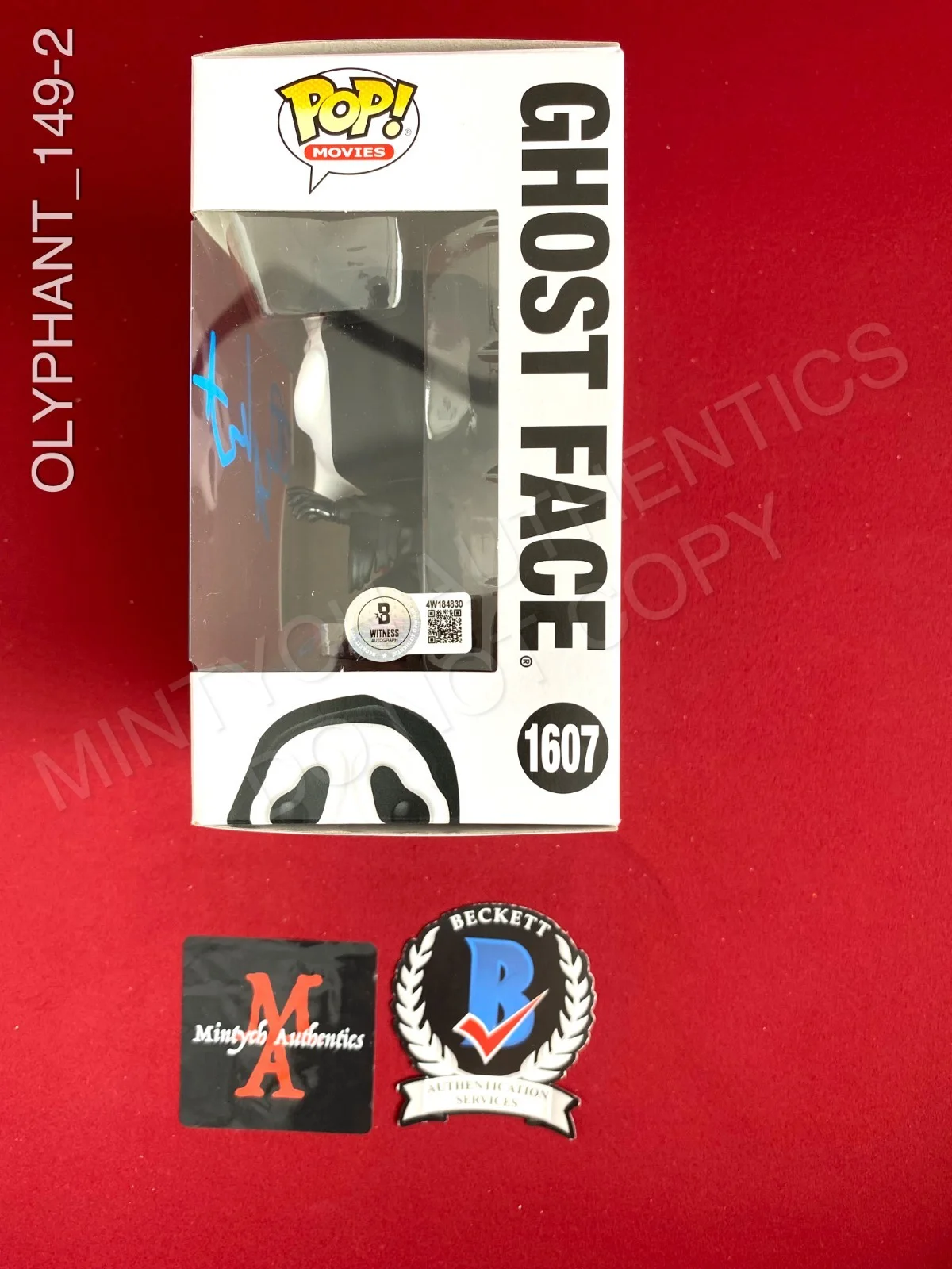 Timothy Olyphant — Timothy Olyphant signed Ghostface Funko Pop #1607 Scream Beckett COA, image 2