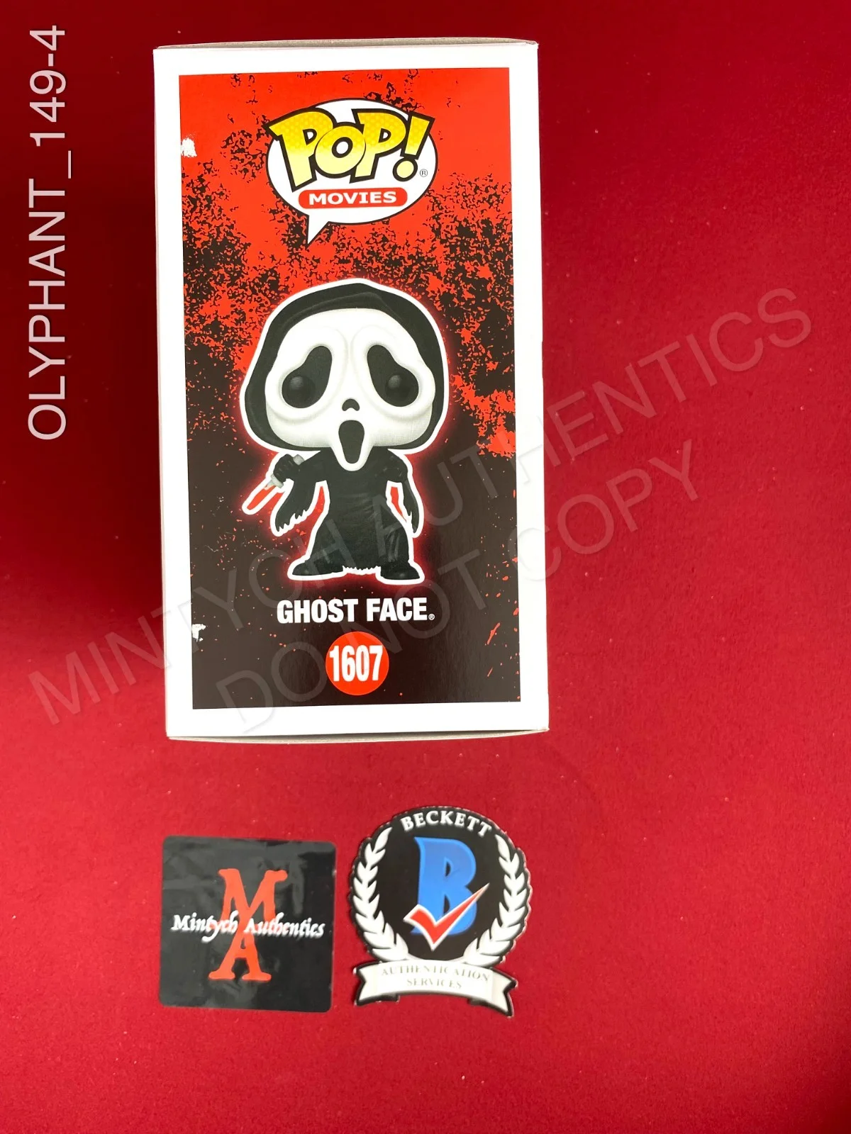 Timothy Olyphant — Timothy Olyphant signed Ghostface Funko Pop #1607 Scream Beckett COA, image 4