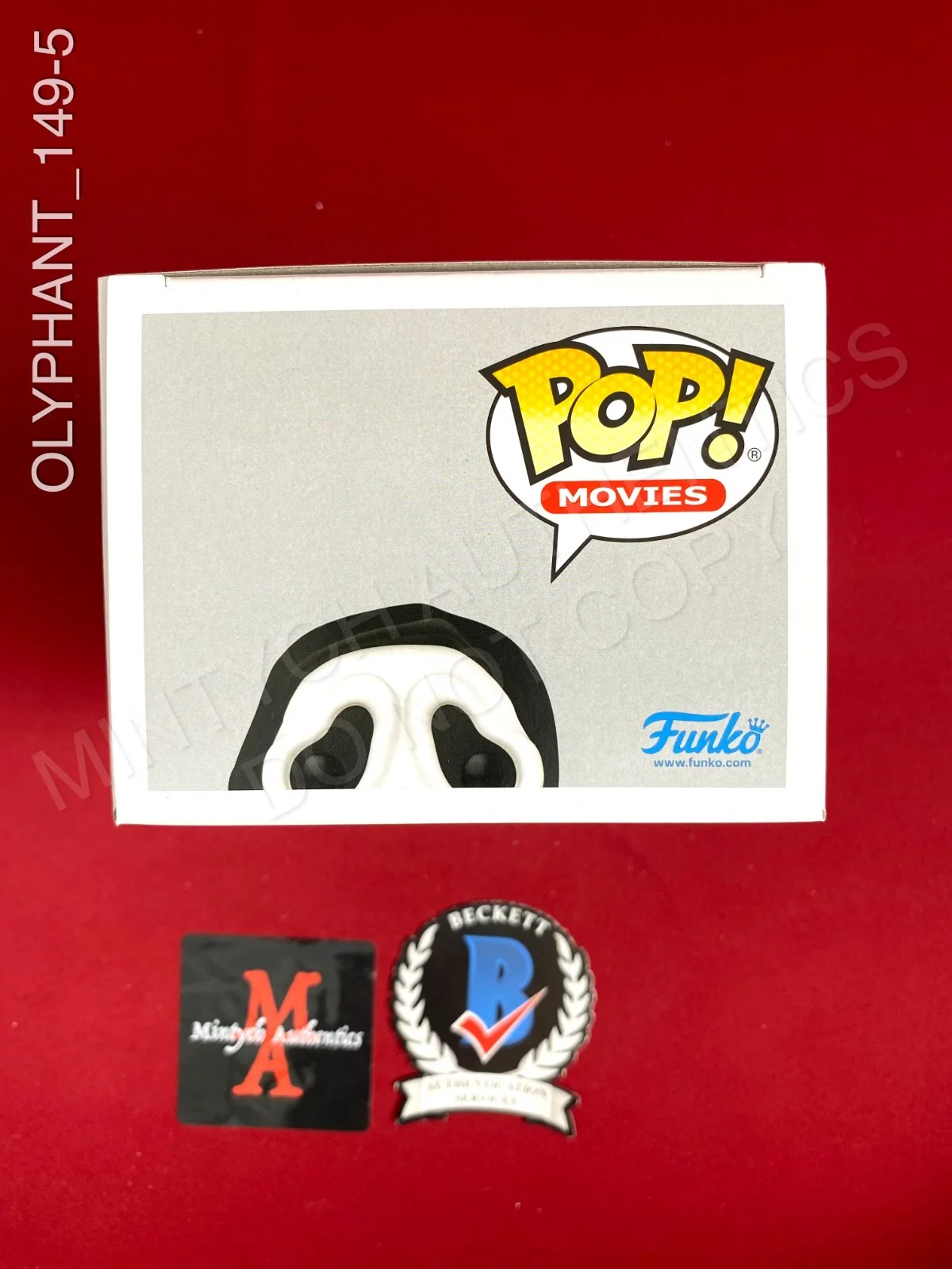 Timothy Olyphant — Timothy Olyphant signed Ghostface Funko Pop #1607 Scream Beckett COA, image 5