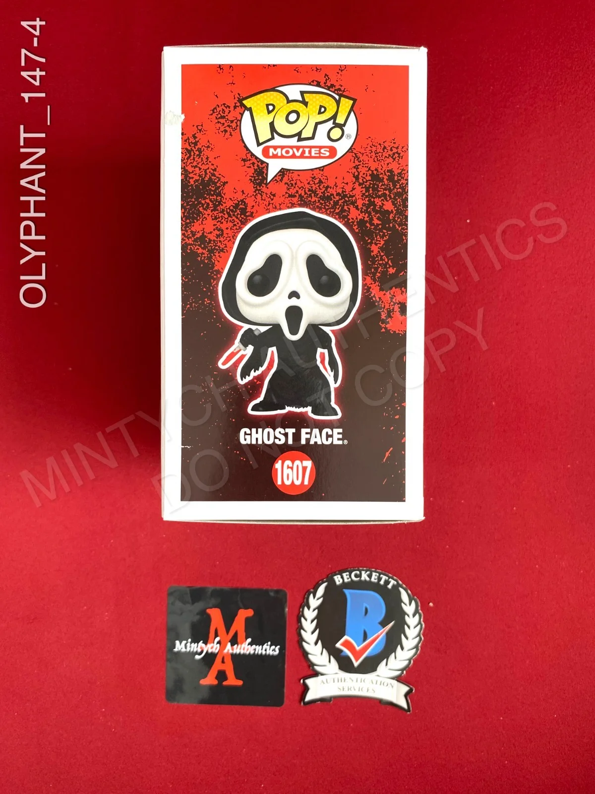 Timothy Olyphant — Timothy Olyphant signed Ghostface Funko Pop #1607 Scream Beckett COA, image 4