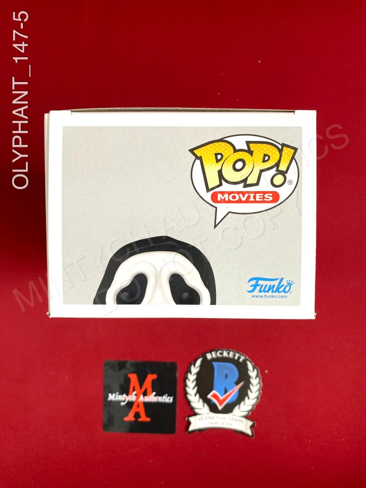 Timothy Olyphant — Timothy Olyphant signed Ghostface Funko Pop #1607 Scream Beckett COA, image 5