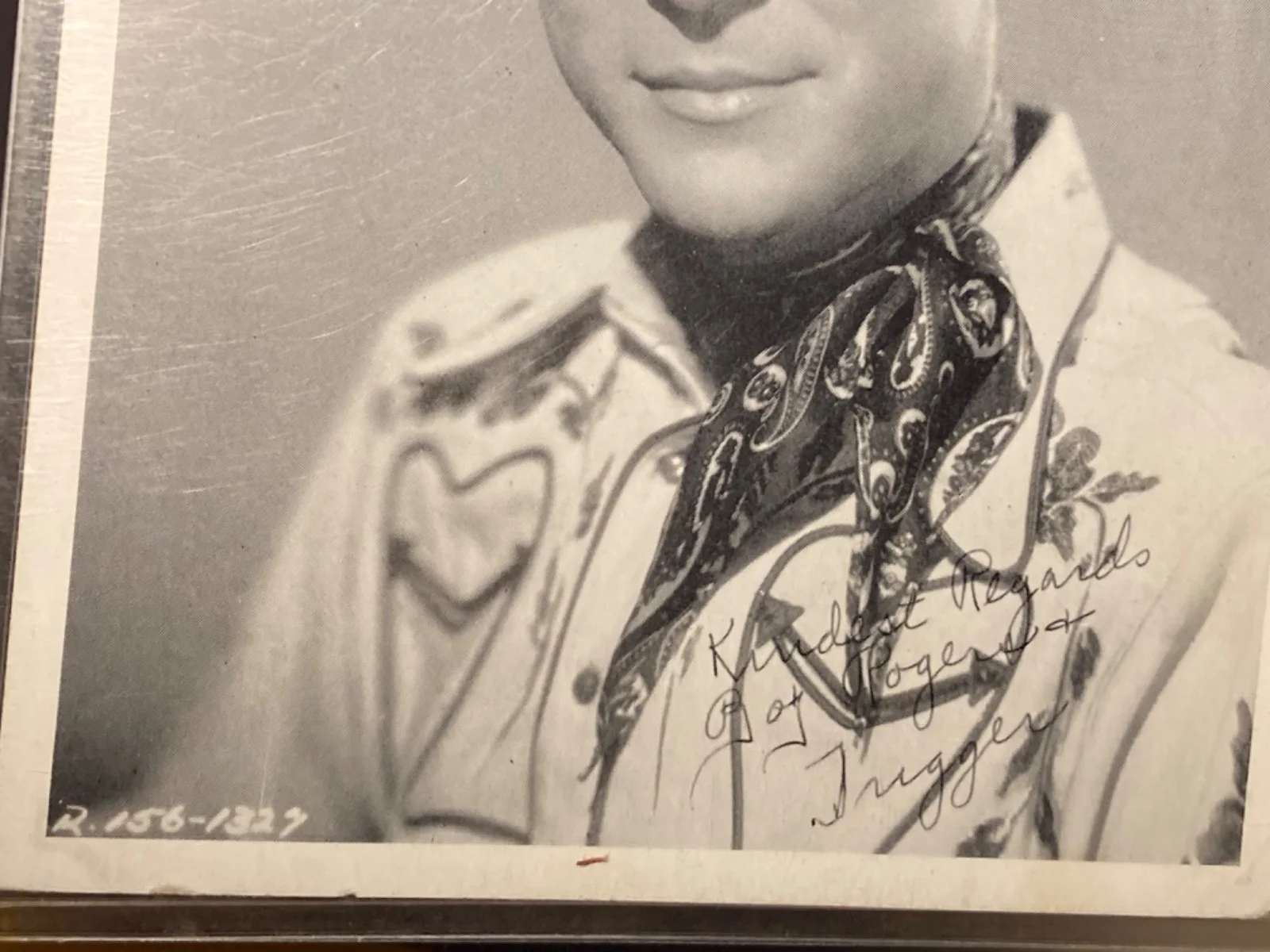 Hand SIGNED Roy Rogers "& Trigger" 7x5 Vintage Photo - Happy Trails, изображение 4