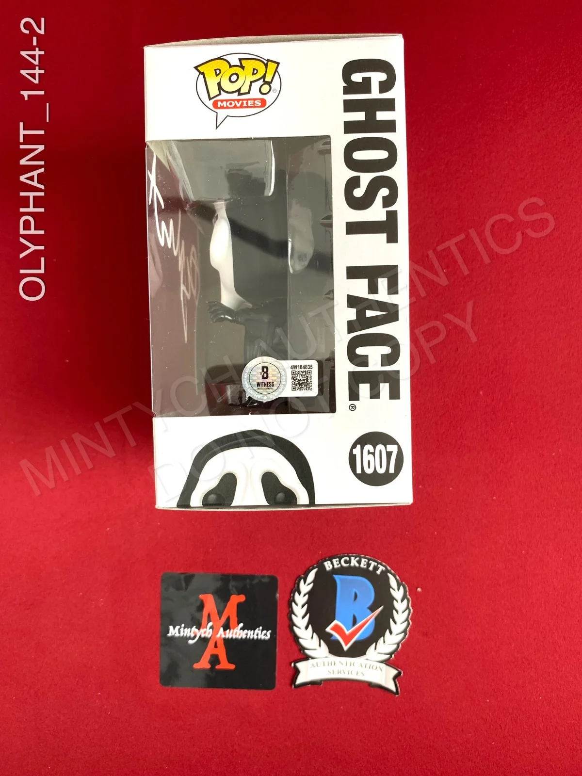 Timothy Olyphant — Timothy Olyphant signed Ghostface Funko Pop #1607 Scream Beckett COA, image 2