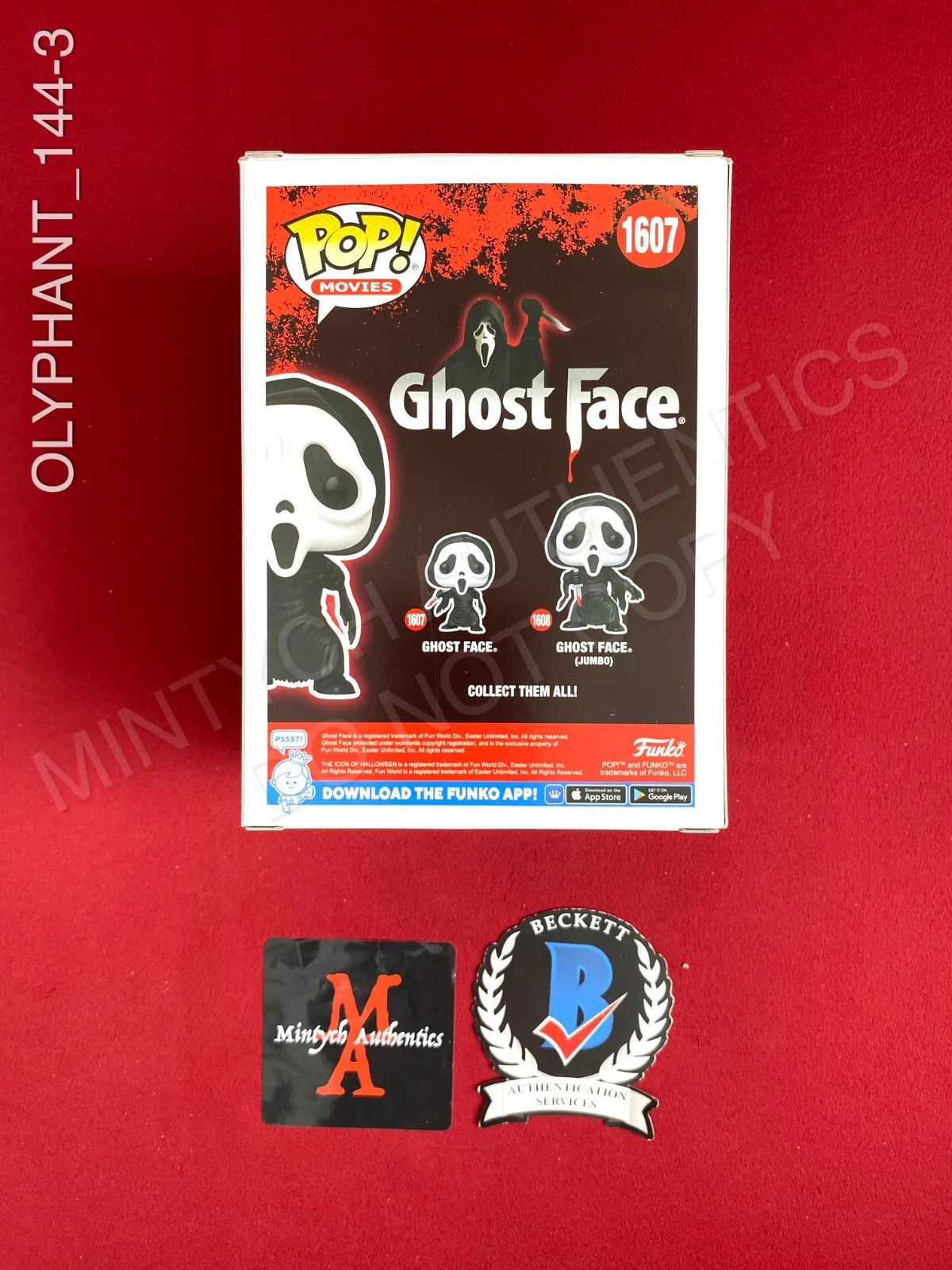 Timothy Olyphant — Timothy Olyphant signed Ghostface Funko Pop #1607 Scream Beckett COA, image 3