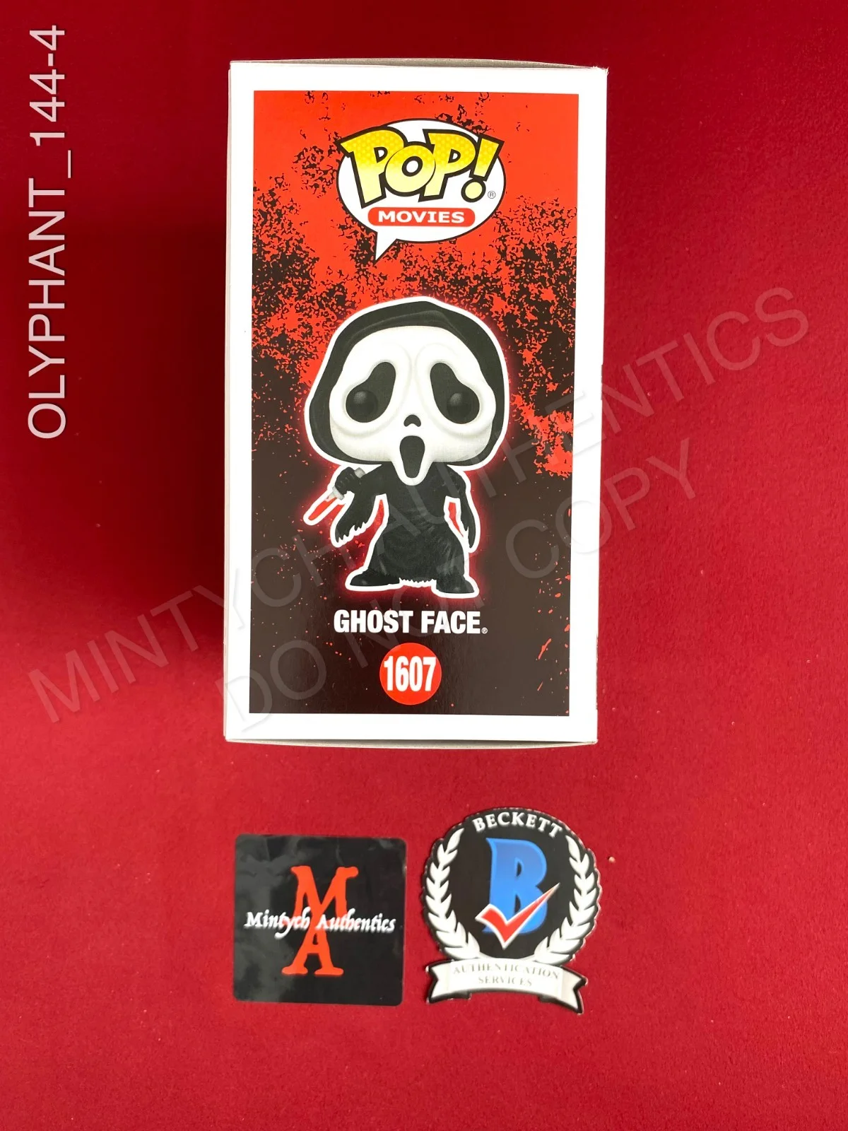 Timothy Olyphant — Timothy Olyphant signed Ghostface Funko Pop #1607 Scream Beckett COA, image 4