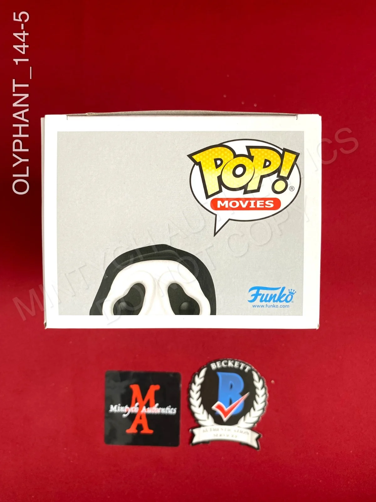 Timothy Olyphant — Timothy Olyphant signed Ghostface Funko Pop #1607 Scream Beckett COA, image 5