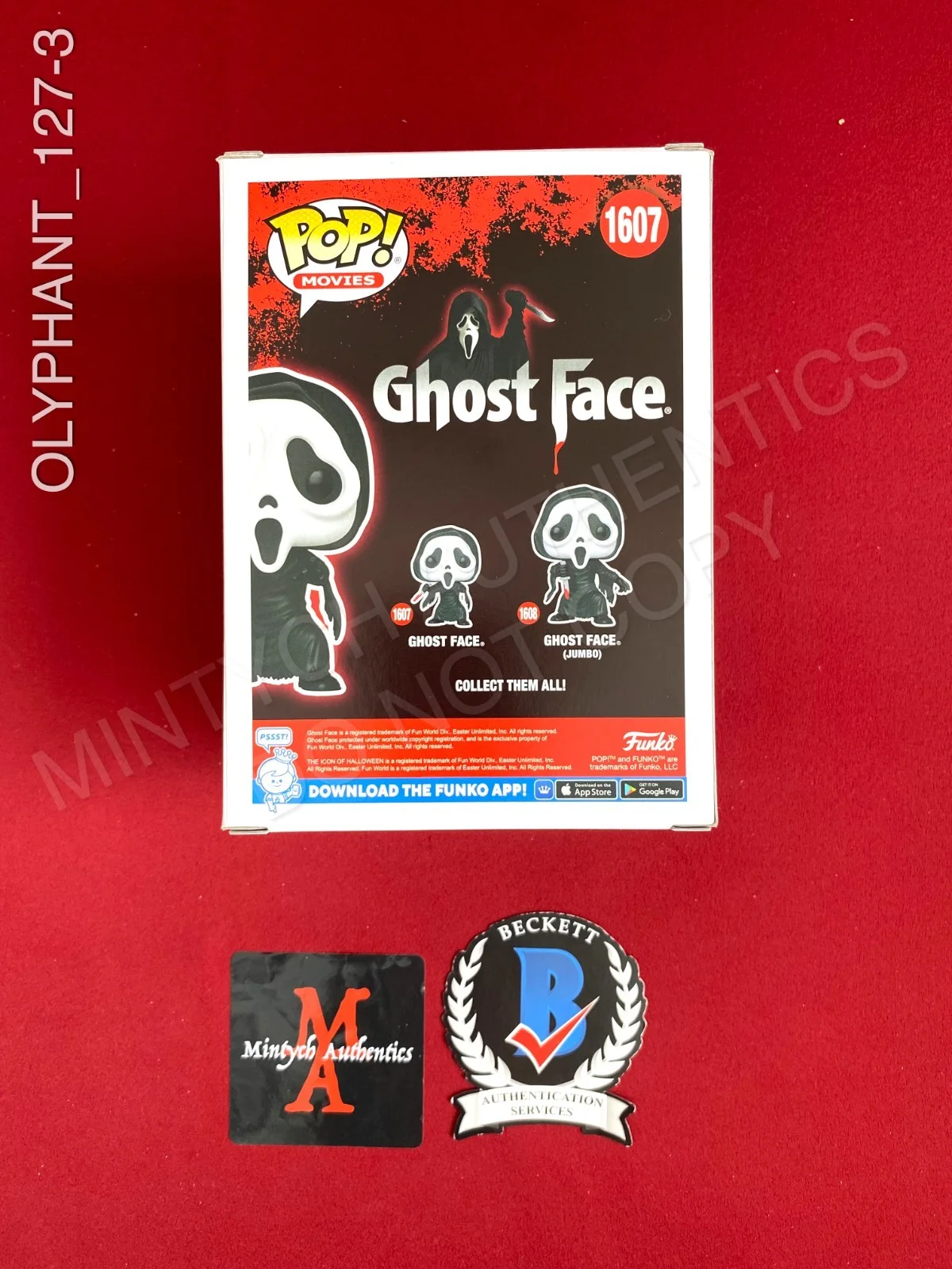Timothy Olyphant — Timothy Olyphant signed Ghostface Funko Pop #1607 Scream Beckett COA, image 3