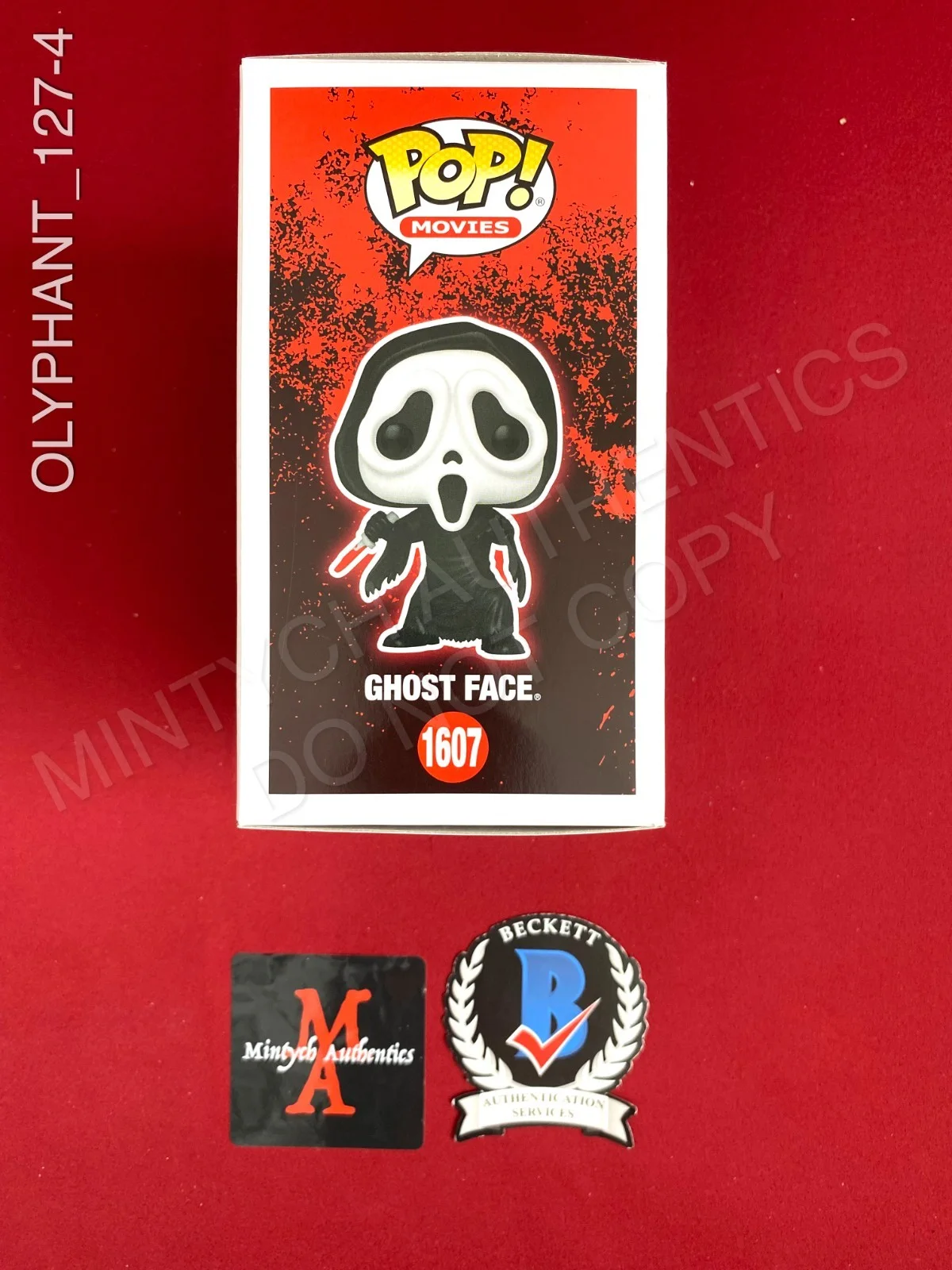 Timothy Olyphant — Timothy Olyphant signed Ghostface Funko Pop #1607 Scream Beckett COA, image 4