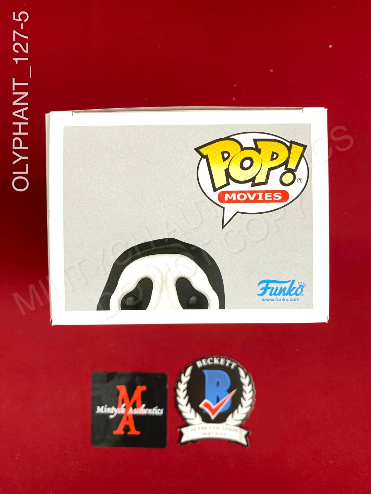 Timothy Olyphant — Timothy Olyphant signed Ghostface Funko Pop #1607 Scream Beckett COA, image 5