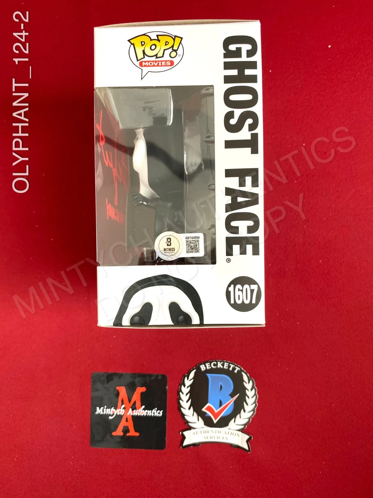 Timothy Olyphant — Timothy Olyphant signed Ghostface Funko Pop #1607 Scream Beckett COA, image 2