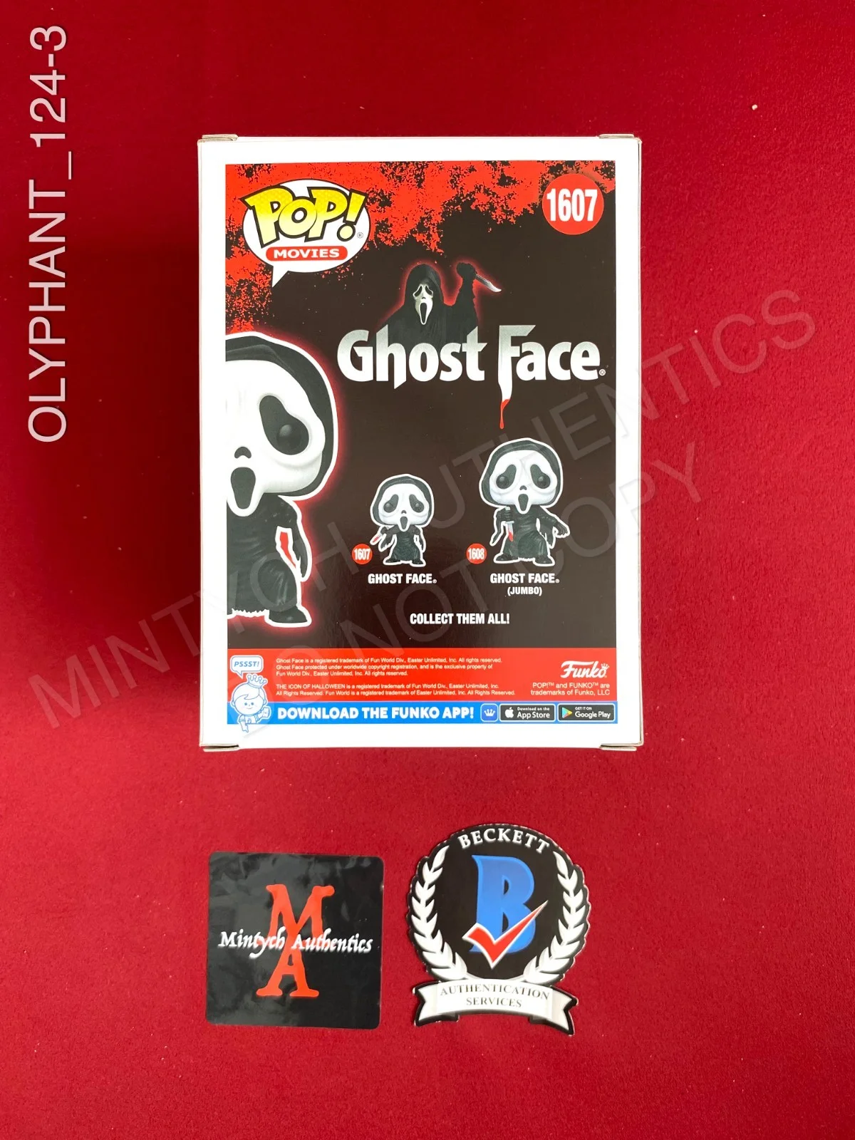 Timothy Olyphant — Timothy Olyphant signed Ghostface Funko Pop #1607 Scream Beckett COA, image 3