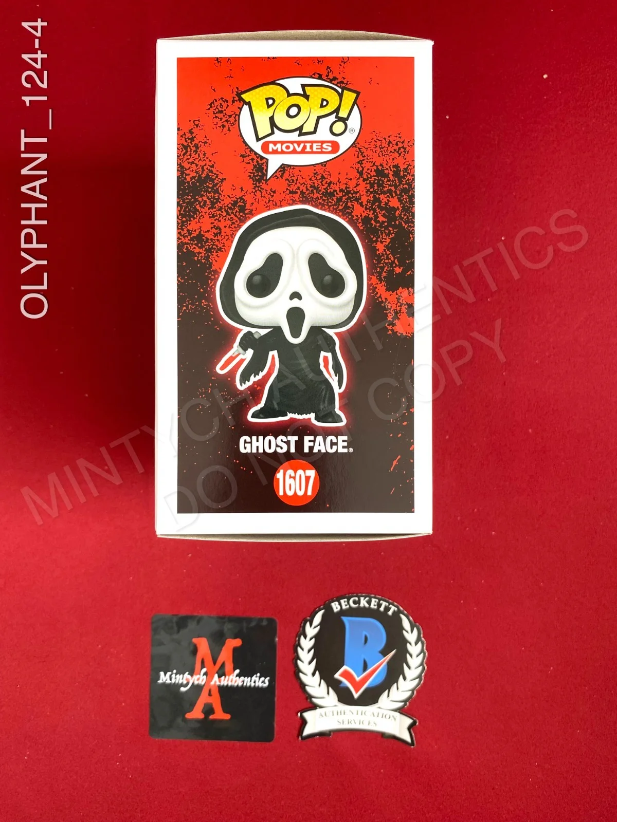 Timothy Olyphant — Timothy Olyphant signed Ghostface Funko Pop #1607 Scream Beckett COA, image 4