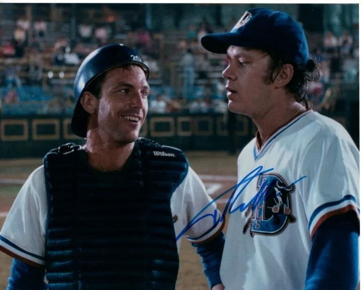 Tim Robbins — Tim Robbins signed autographed 8x10 Bull Durham photograph COA