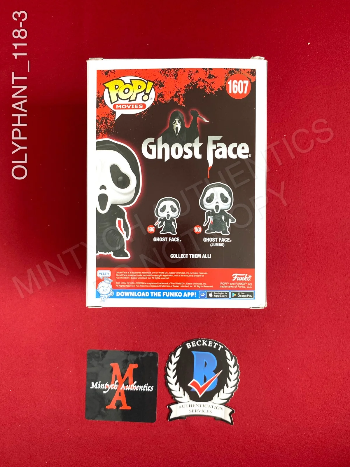 Timothy Olyphant — Timothy Olyphant signed Ghostface Funko Pop #1607 Scream Beckett COA, image 3