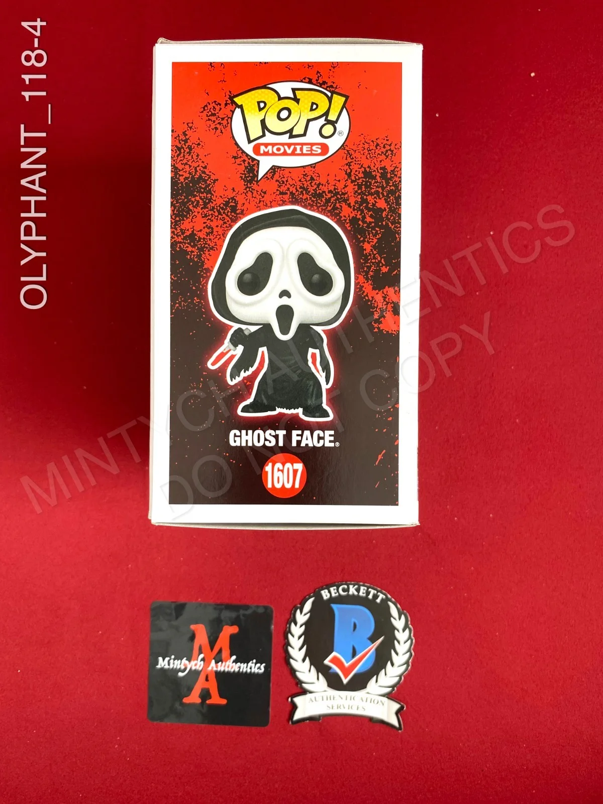 Timothy Olyphant — Timothy Olyphant signed Ghostface Funko Pop #1607 Scream Beckett COA, image 4