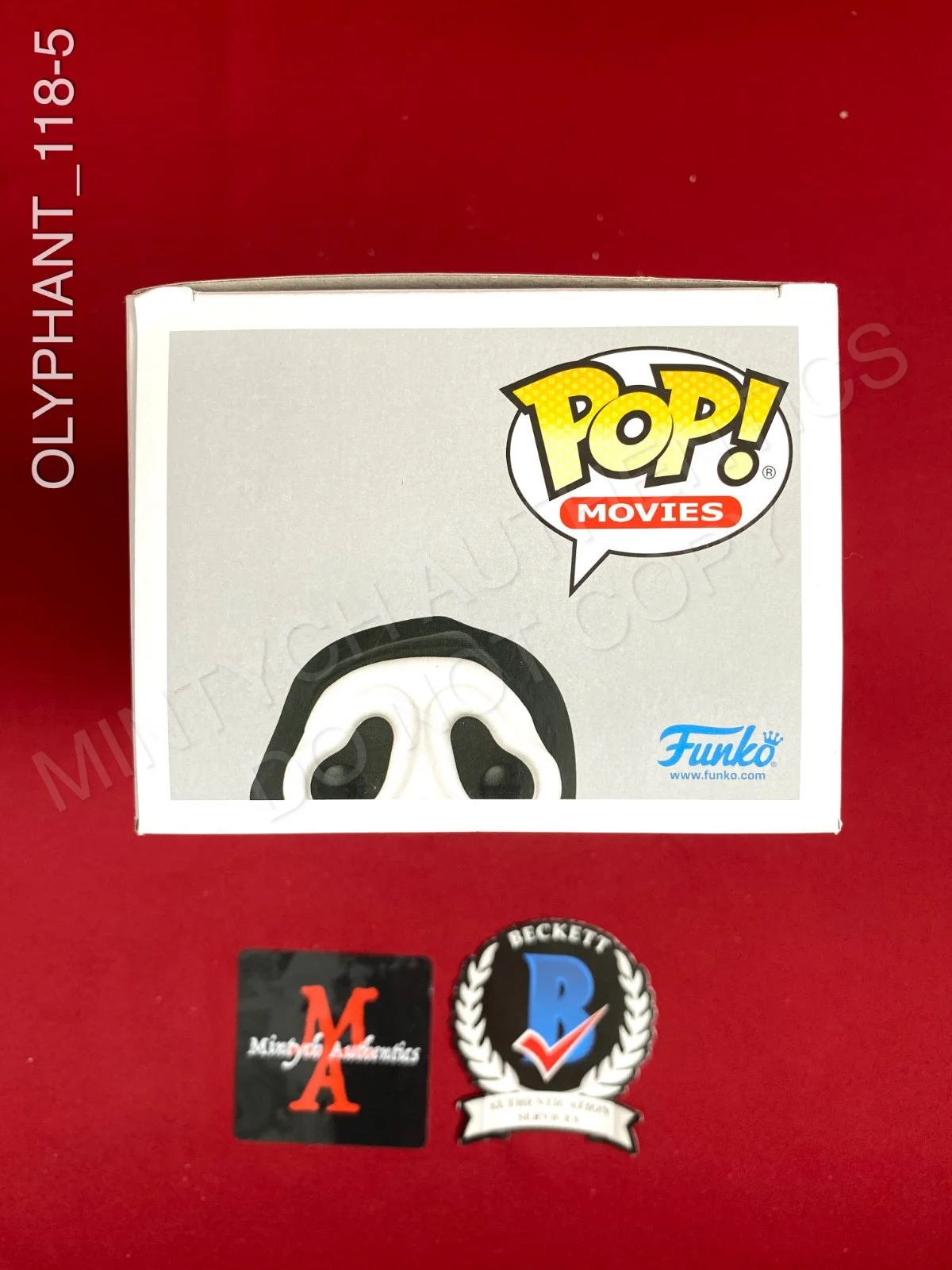 Timothy Olyphant — Timothy Olyphant signed Ghostface Funko Pop #1607 Scream Beckett COA, image 5