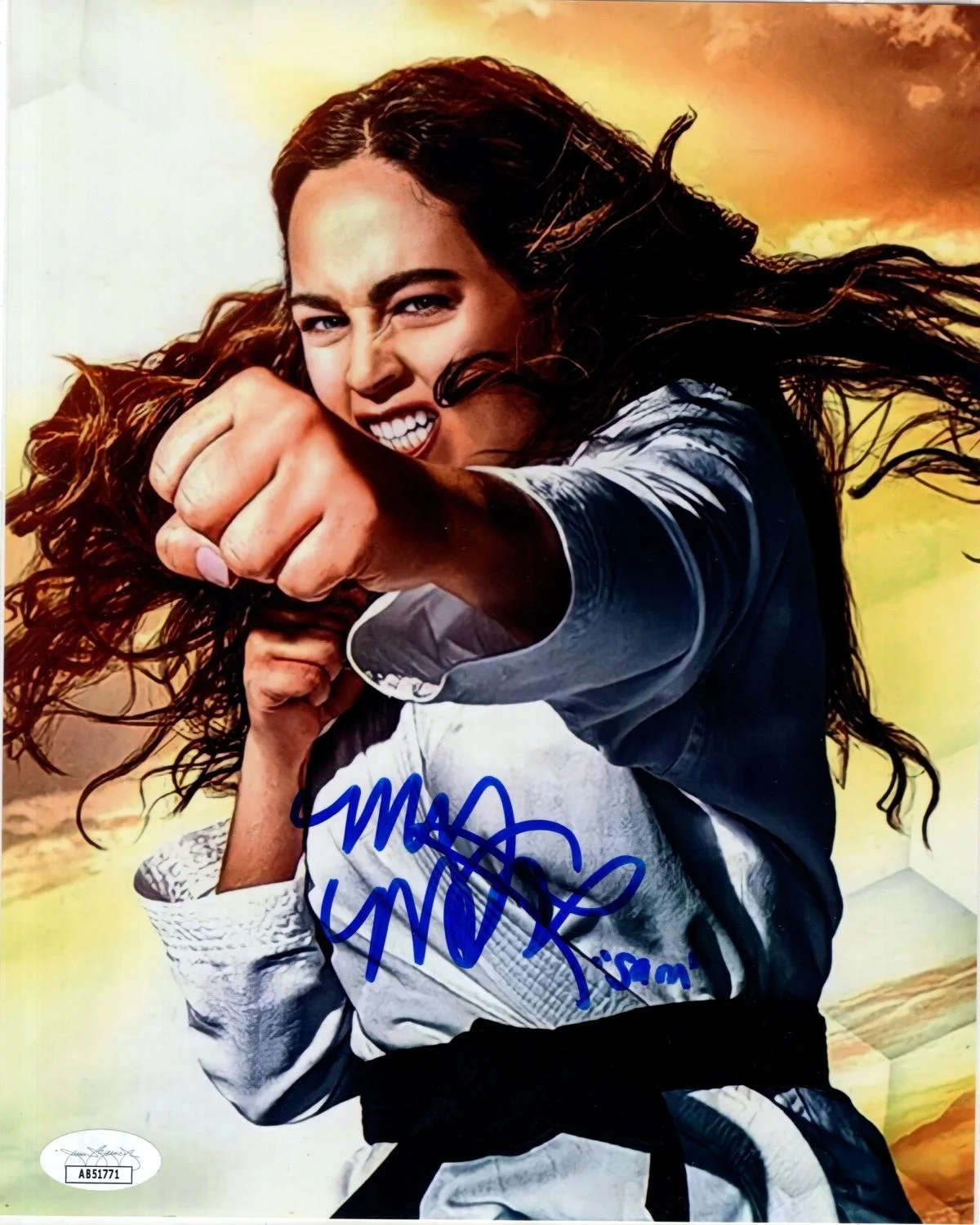 Mary Mouser — Mary Mouser signed autographed 8x10 Cobra Kai Samantha LaRusso photograph JSA