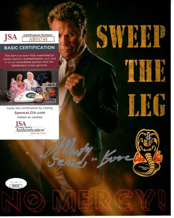 Martin Kove — Martin Kove signed autographed 8x10 Cobra Kai Sensei John Kreese photograph JSA, изображение 2