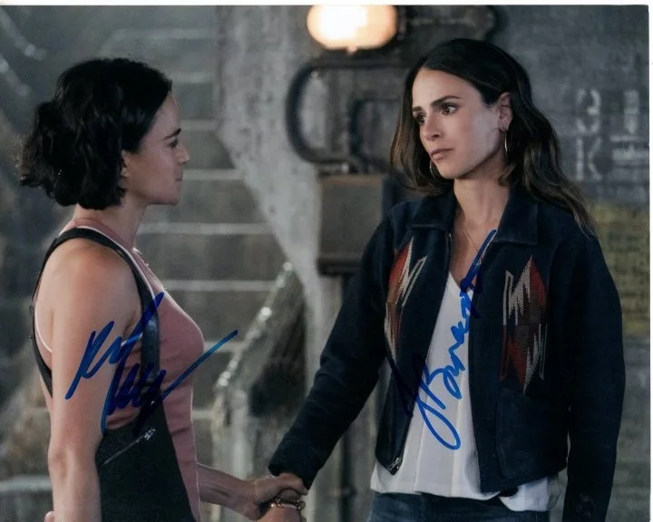 Michelle Rodriguez and Jordana Brewster — Michelle Rodriguez & Jordana Brewster signed 8x10 Fast and the Furious photo COA