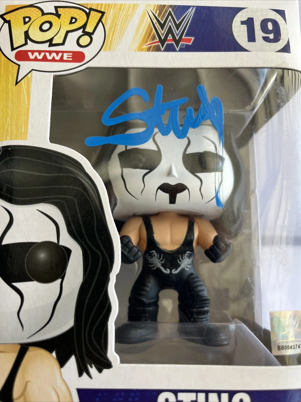 Sting — Sting Signed Funko Pop #19 WWE WCW AEW Wrestling Autograph The Icon, image 2