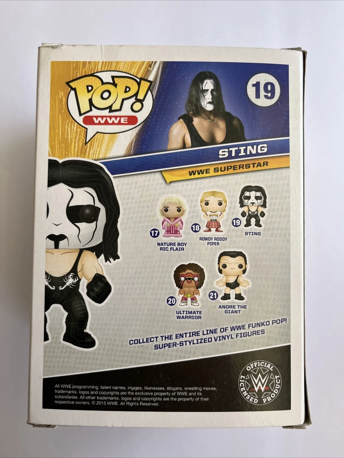 Sting — Sting Signed Funko Pop #19 WWE WCW AEW Wrestling Autograph The Icon, image 4