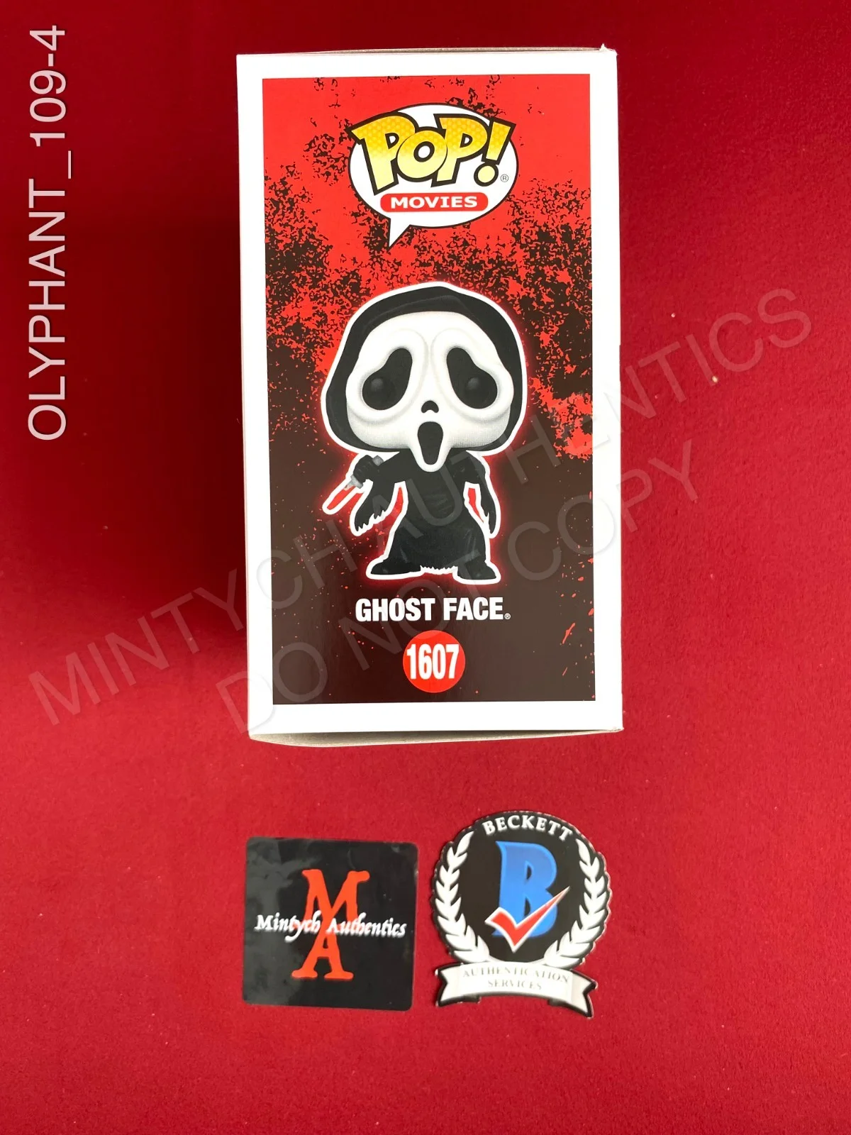 Timothy Olyphant — Timothy Olyphant signed Ghostface Funko Pop #1607 Scream Beckett COA, image 4