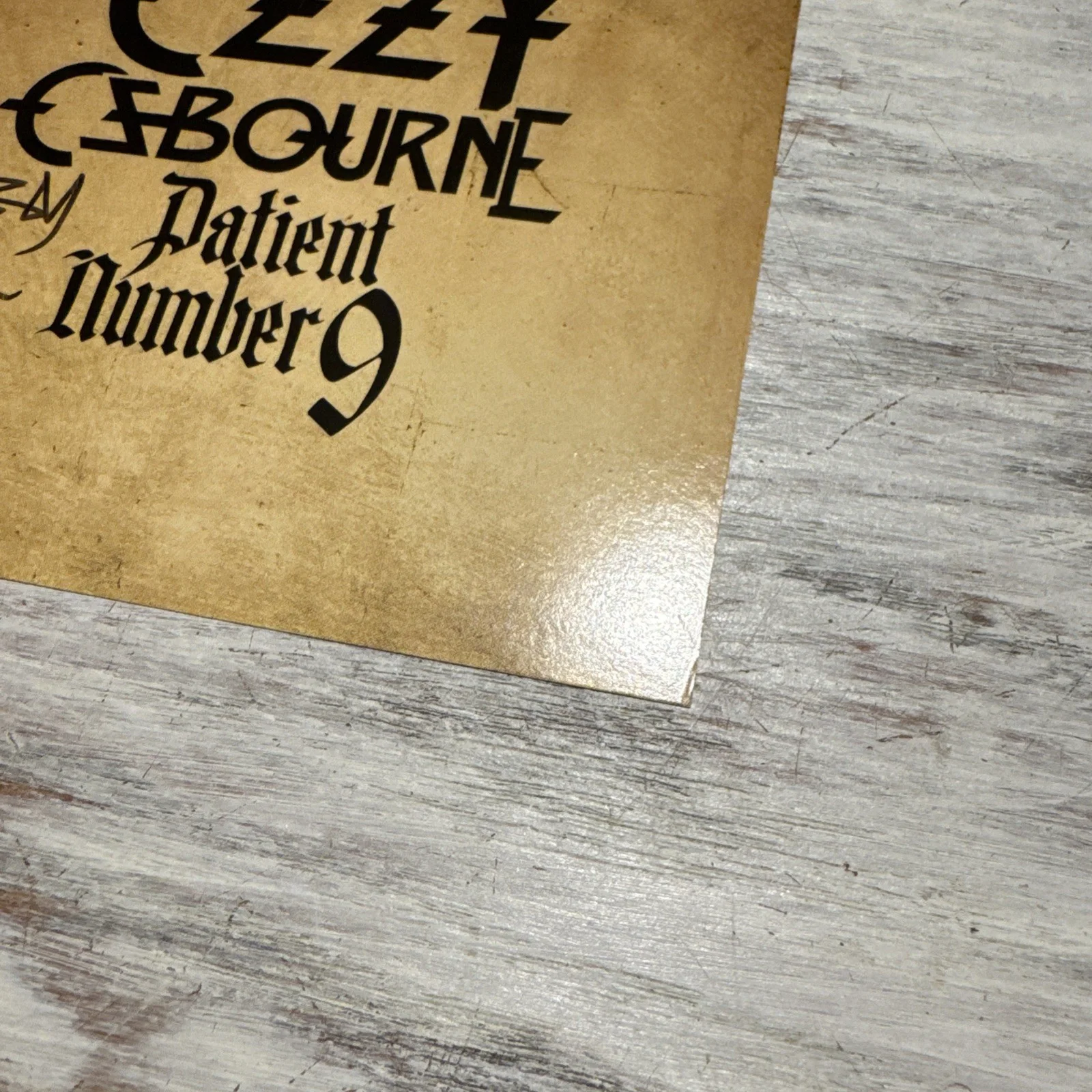 OZZY OSBOURNE SIGNED Patient Number 9 AUTOGRAPH CD INSERT NOT A VINYL ROCK MUSIC, изображение 3