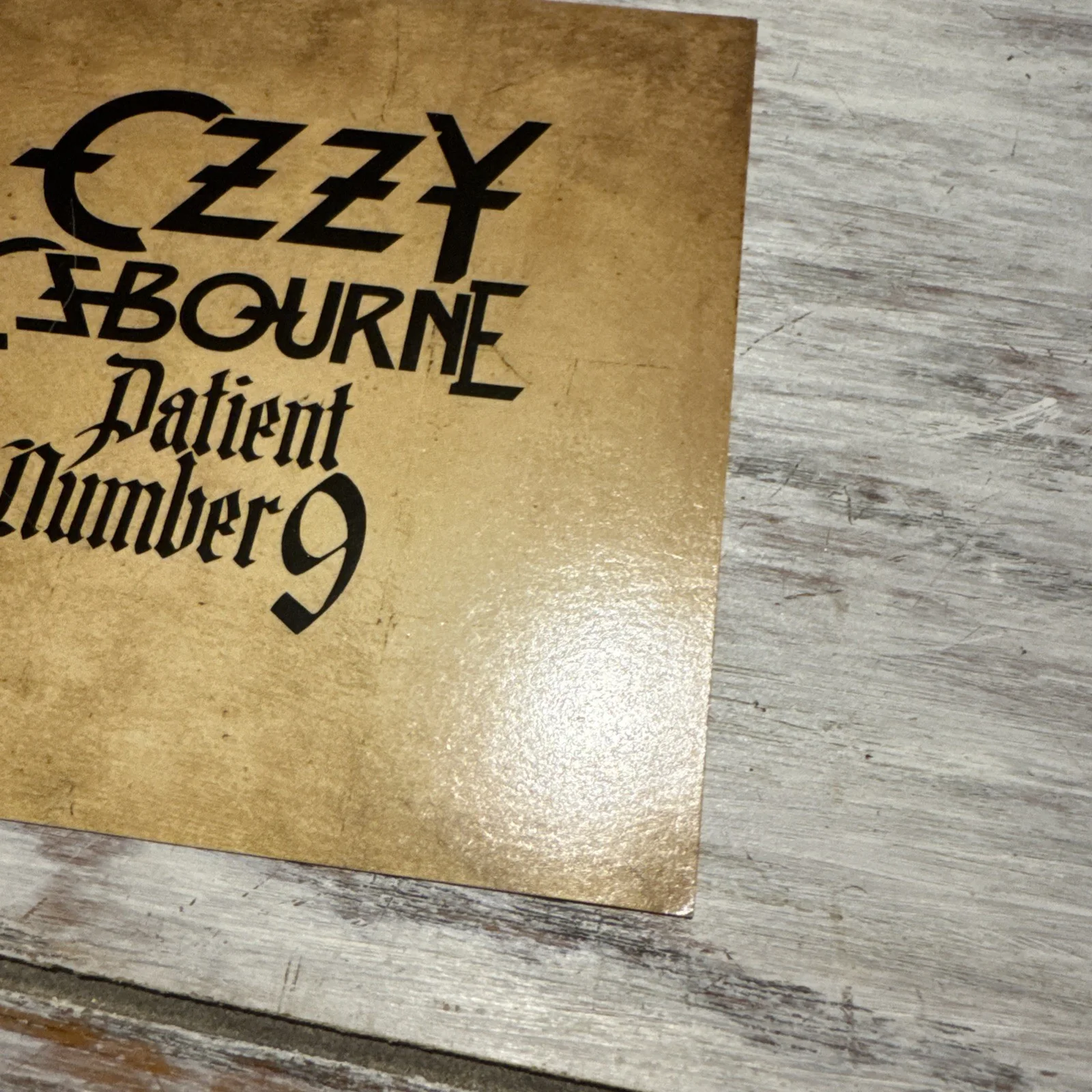 OZZY OSBOURNE SIGNED Patient Number 9 AUTOGRAPH CD INSERT NOT A VINYL ROCK MUSIC, изображение 3