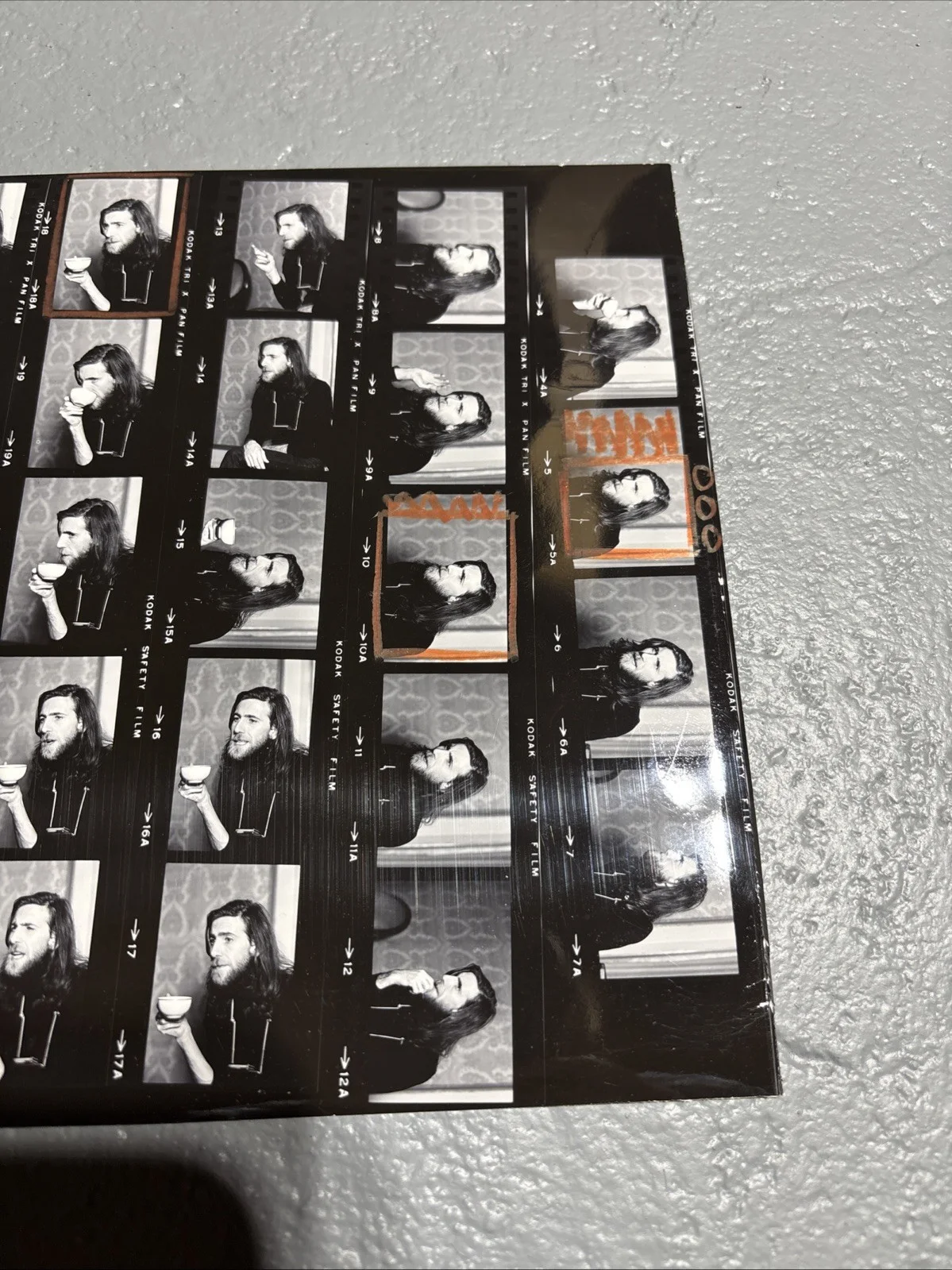Graham Nash Drinking Tea Lithograph, 10x8 CSNY, image 3