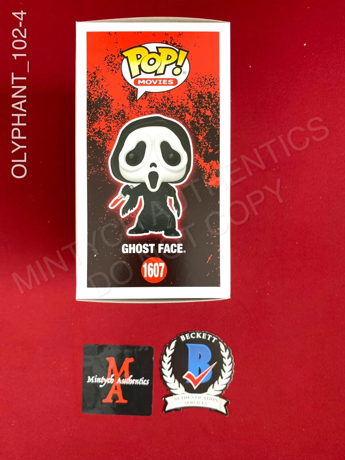 Timothy Olyphant — Timothy Olyphant signed Ghostface Funko Pop #1607 Scream Beckett COA, image 4