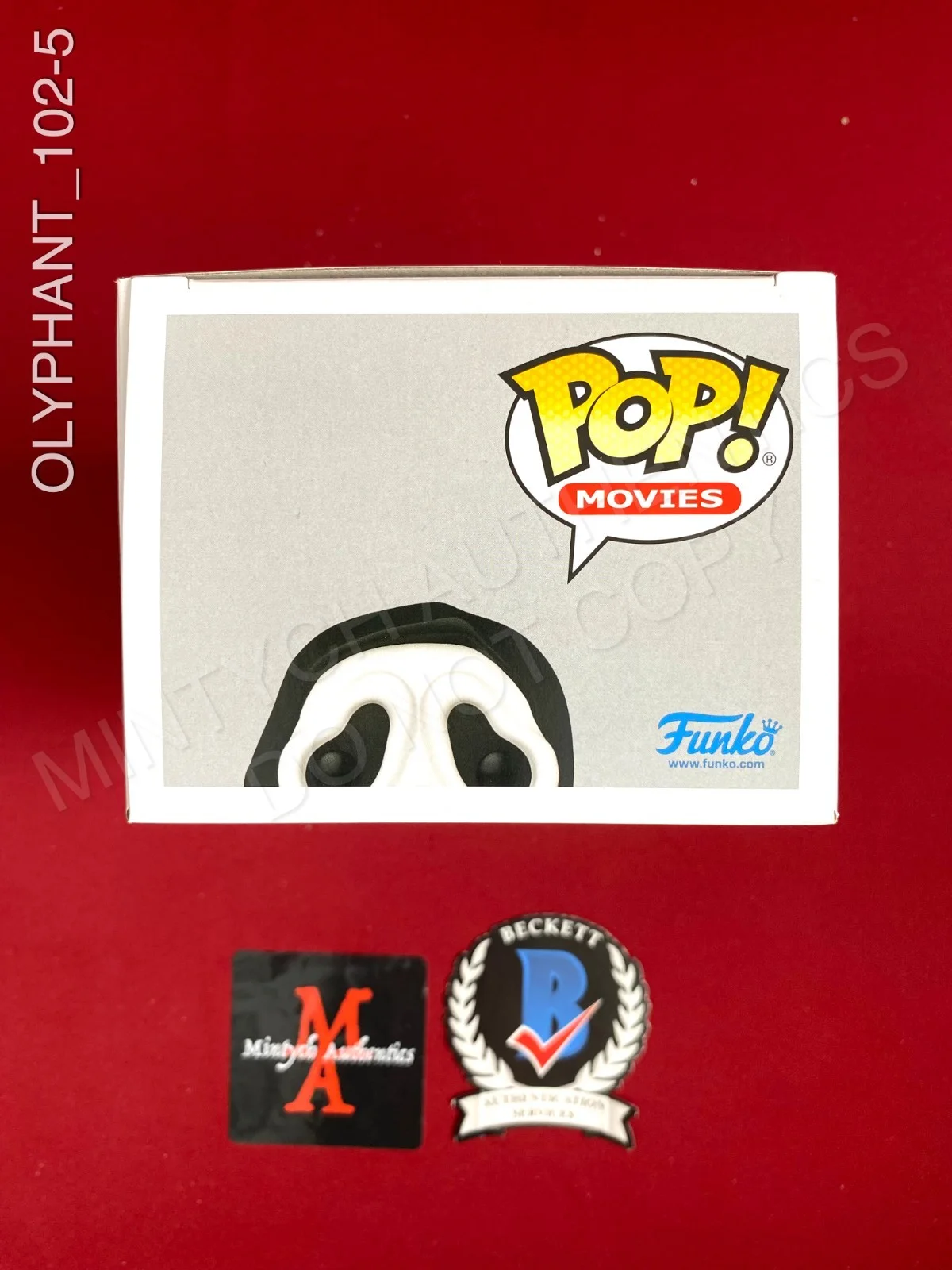Timothy Olyphant — Timothy Olyphant signed Ghostface Funko Pop #1607 Scream Beckett COA, image 5