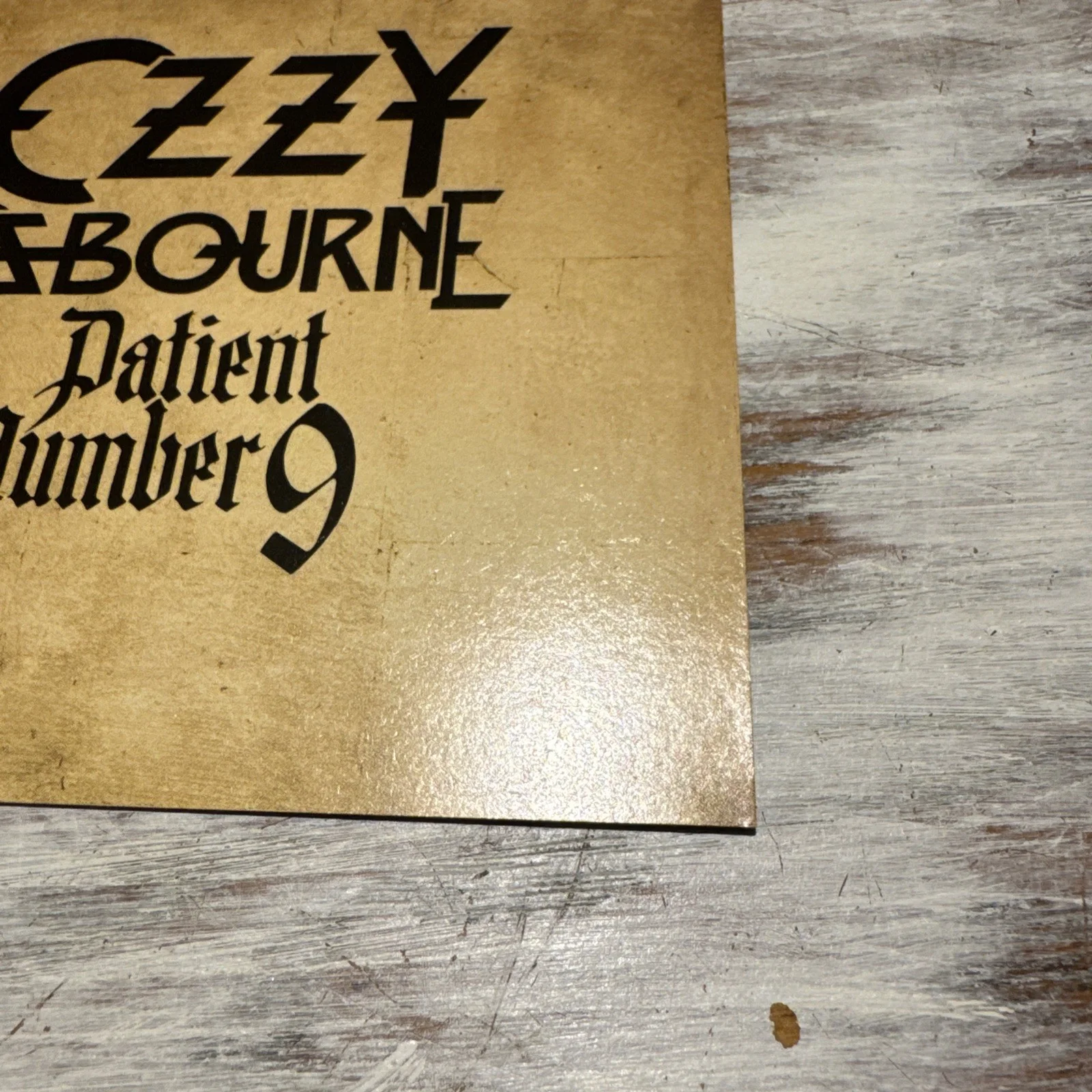 OZZY OSBOURNE SIGNED Patient Number 9 AUTOGRAPH CD INSERT NOT A VINYL ROCK MUSIC, изображение 3