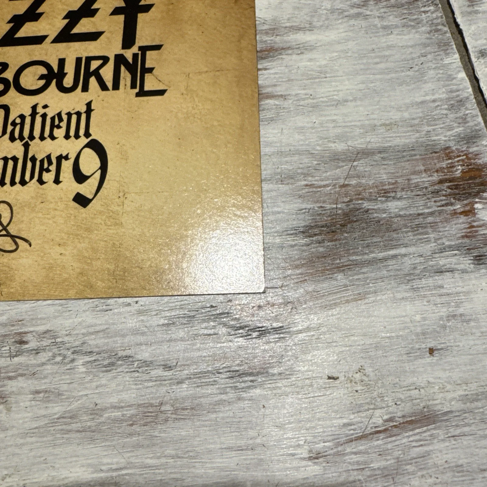 OZZY OSBOURNE SIGNED Patient Number 9 AUTOGRAPH CD INSERT NOT A VINYL ROCK MUSIC, изображение 5