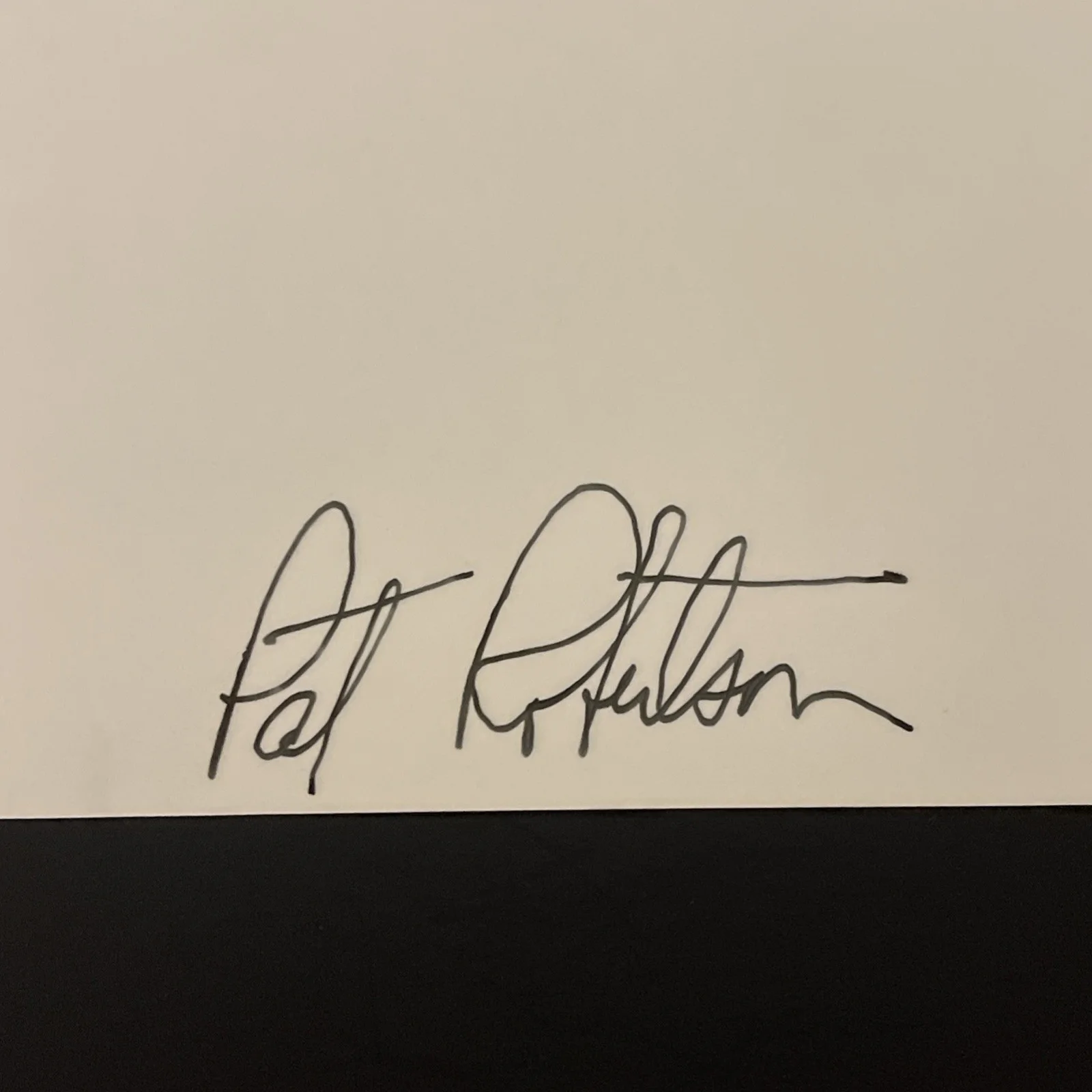 PAT ROBERTSON: Hand Signed Celebrity Photo 5 x 8” / KSK, изображение 5