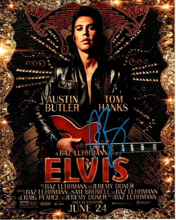 Austin Butler — Austin Butler signed autographed 8x10 Elvis Presley photograph COA