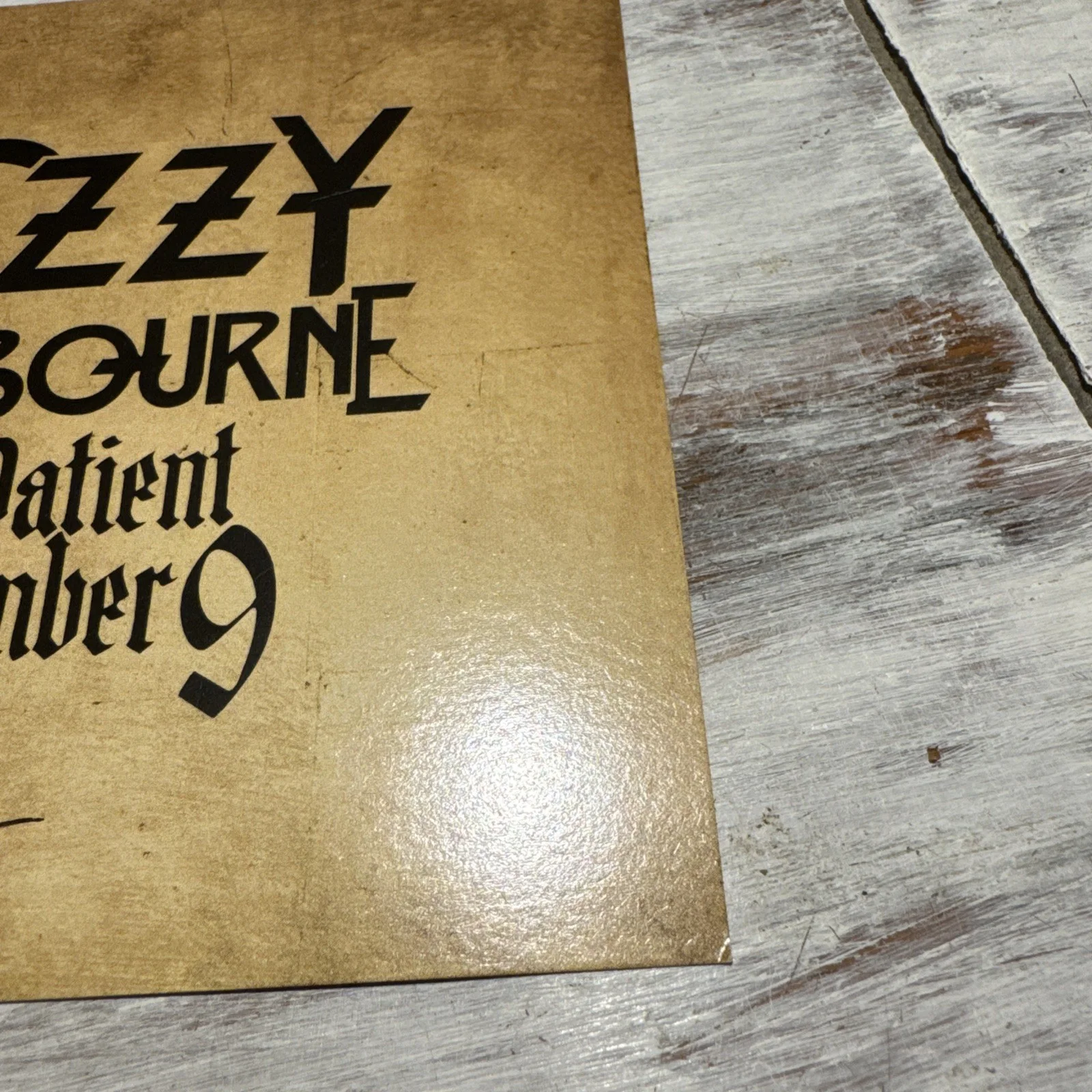 OZZY OSBOURNE SIGNED Patient Number 9 AUTOGRAPH CD INSERT NOT A VINYL ROCK MUSIC, изображение 3