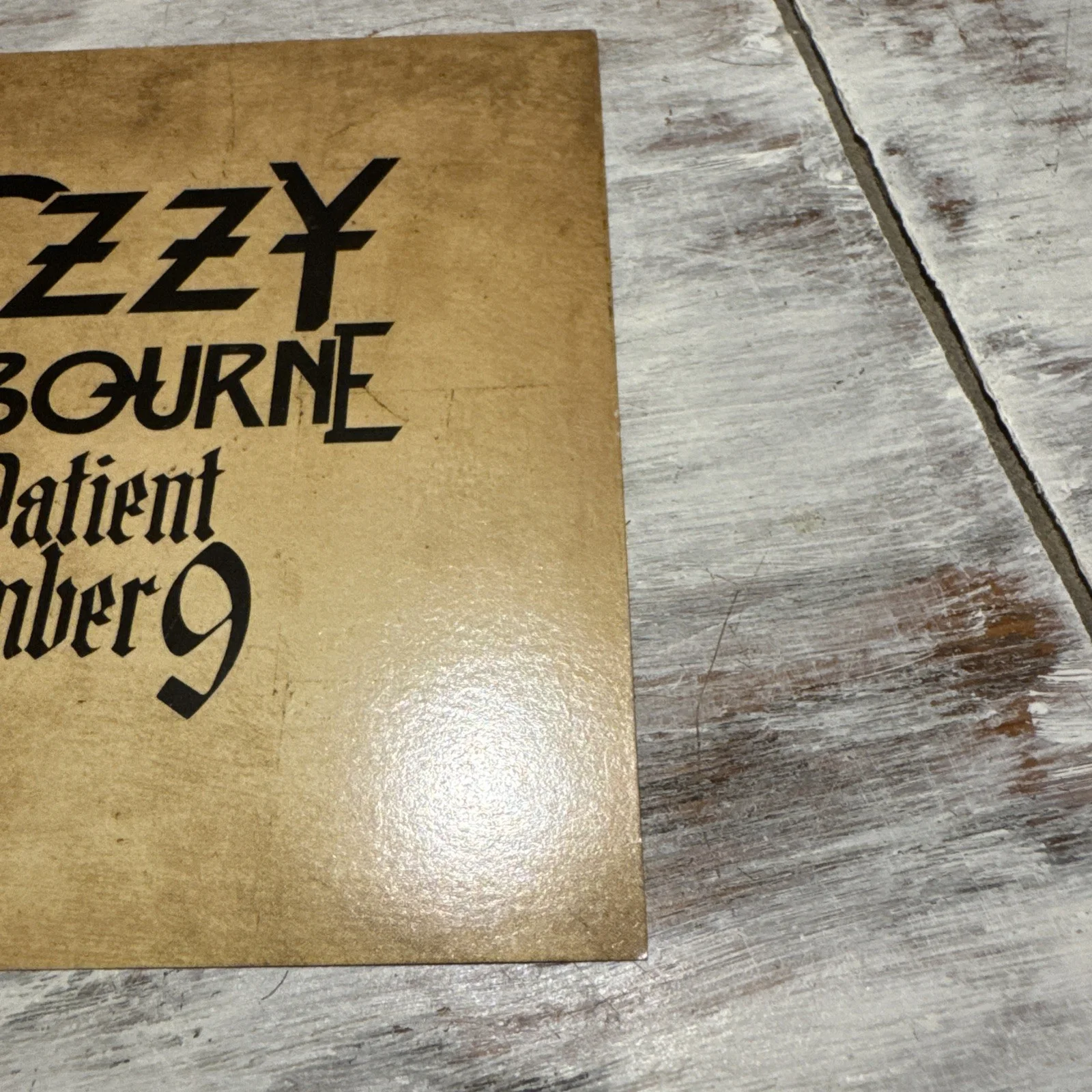 OZZY OSBOURNE SIGNED Patient Number 9 AUTOGRAPH CD INSERT NOT A VINYL ROCK MUSIC, image 5