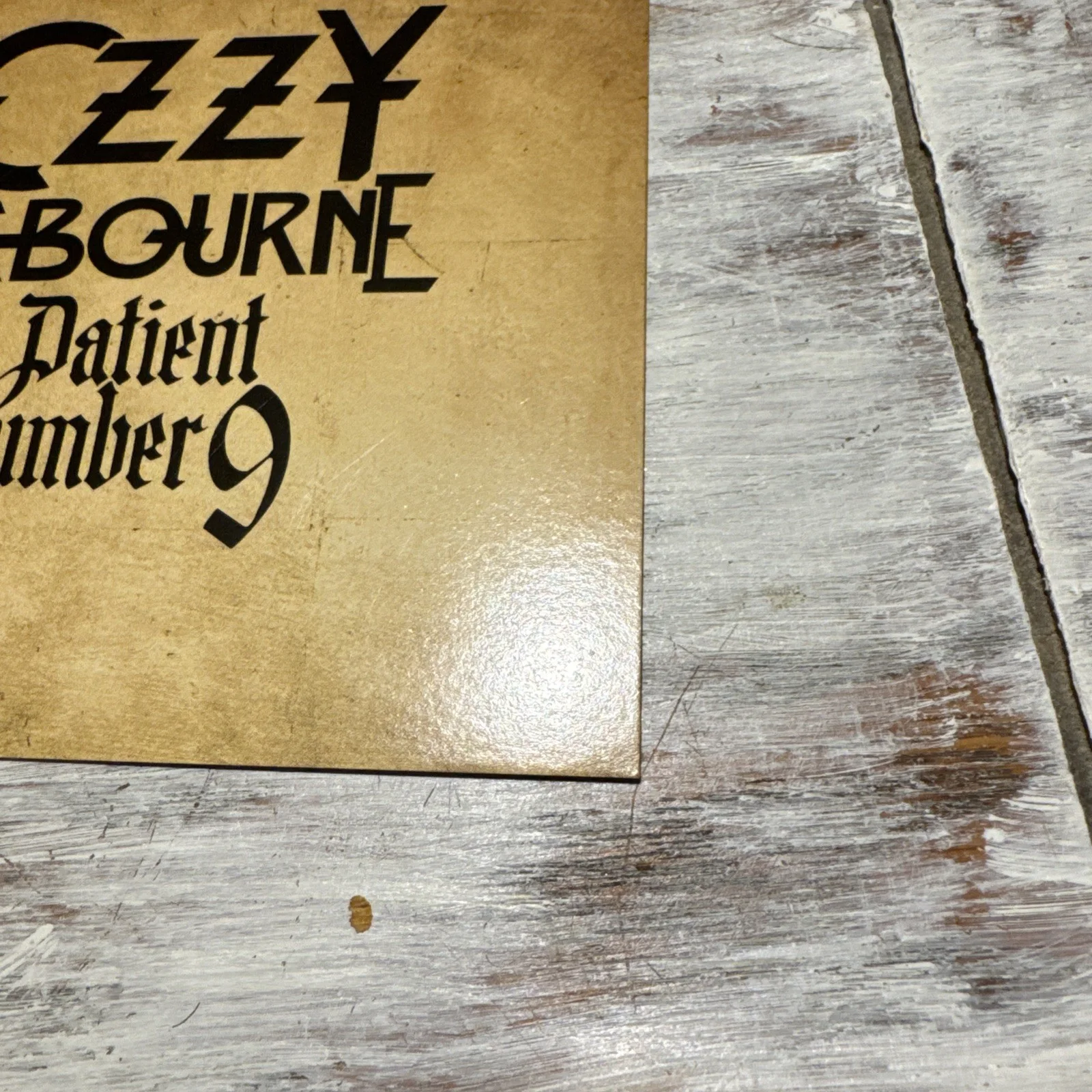 OZZY OSBOURNE SIGNED Patient Number 9 AUTOGRAPH CD INSERT NOT A VINYL ROCK MUSIC, изображение 4
