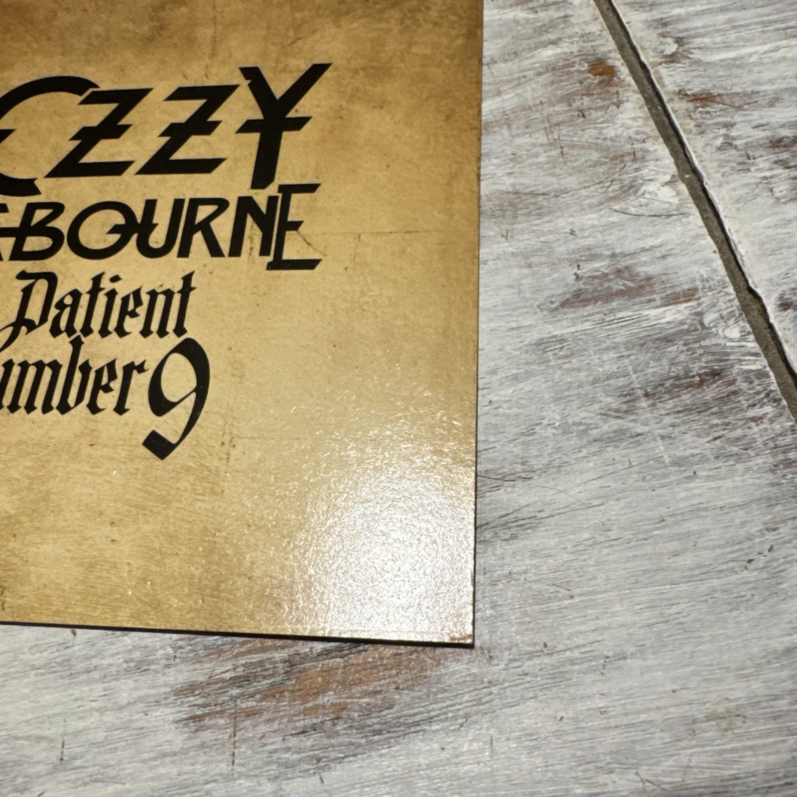 OZZY OSBOURNE SIGNED Patient Number 9 AUTOGRAPH CD INSERT NOT A VINYL ROCK MUSIC, изображение 3