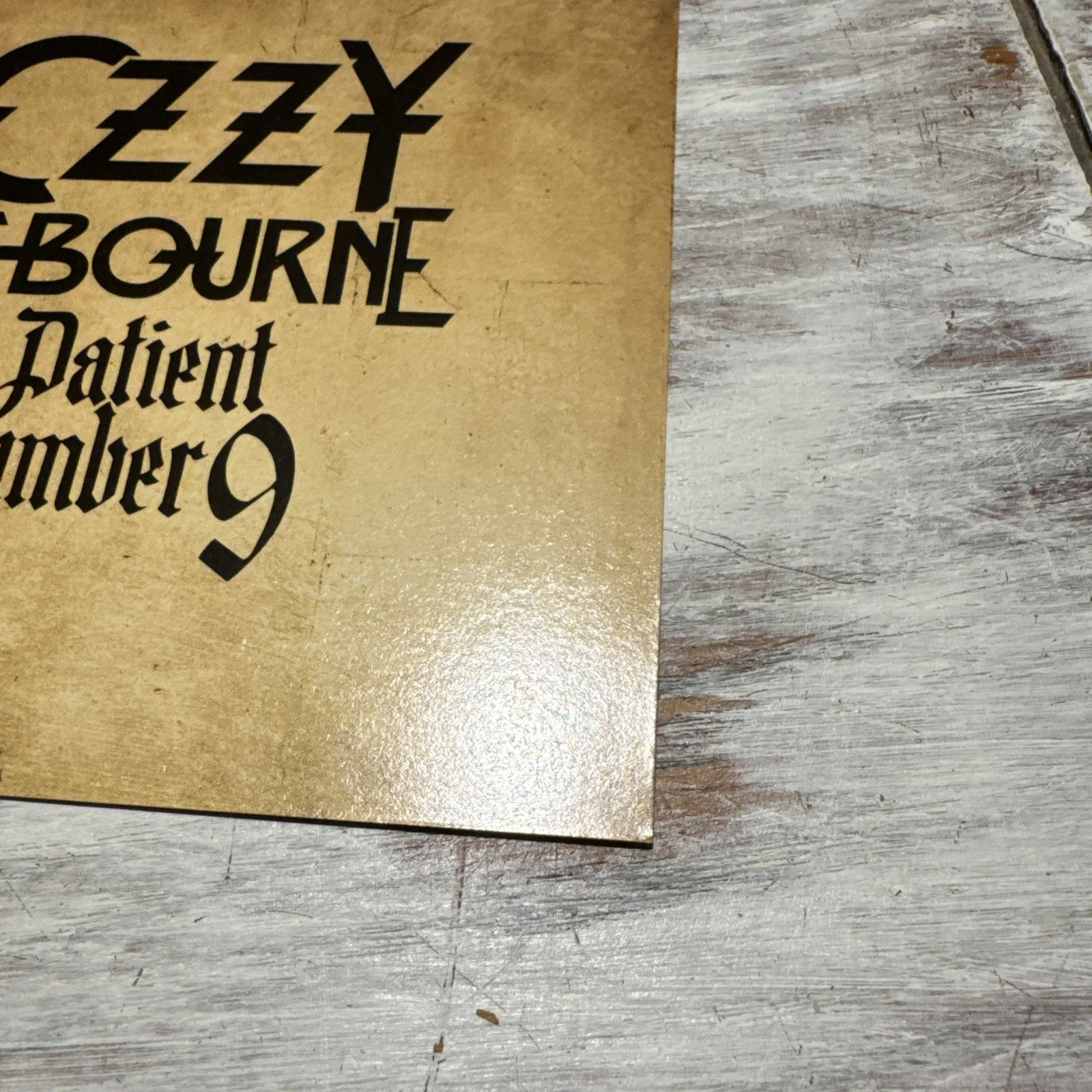 OZZY OSBOURNE SIGNED Patient Number 9 AUTOGRAPH CD INSERT NOT A VINYL ROCK MUSIC, изображение 3