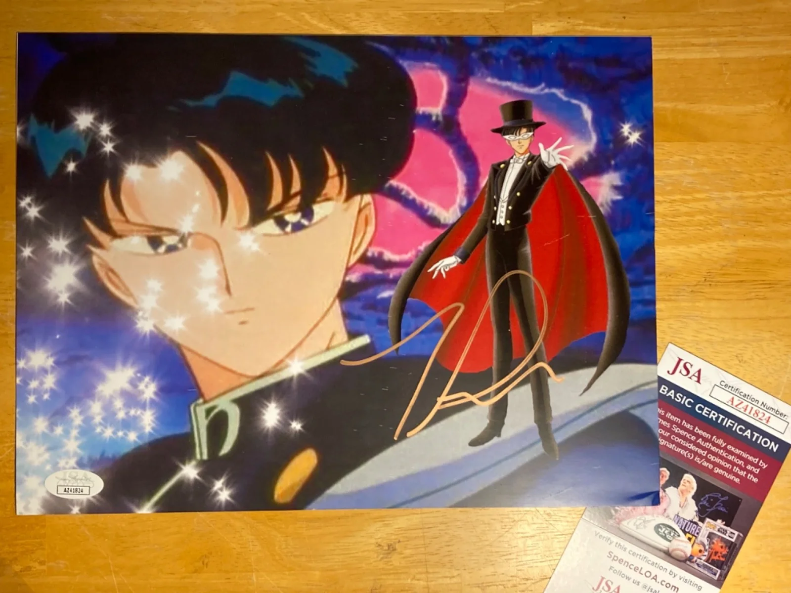 Hand SIGNED Toby Proctor 11x8.5 Photo (w/ JSA) Sailor Moon Anime, изображение 2